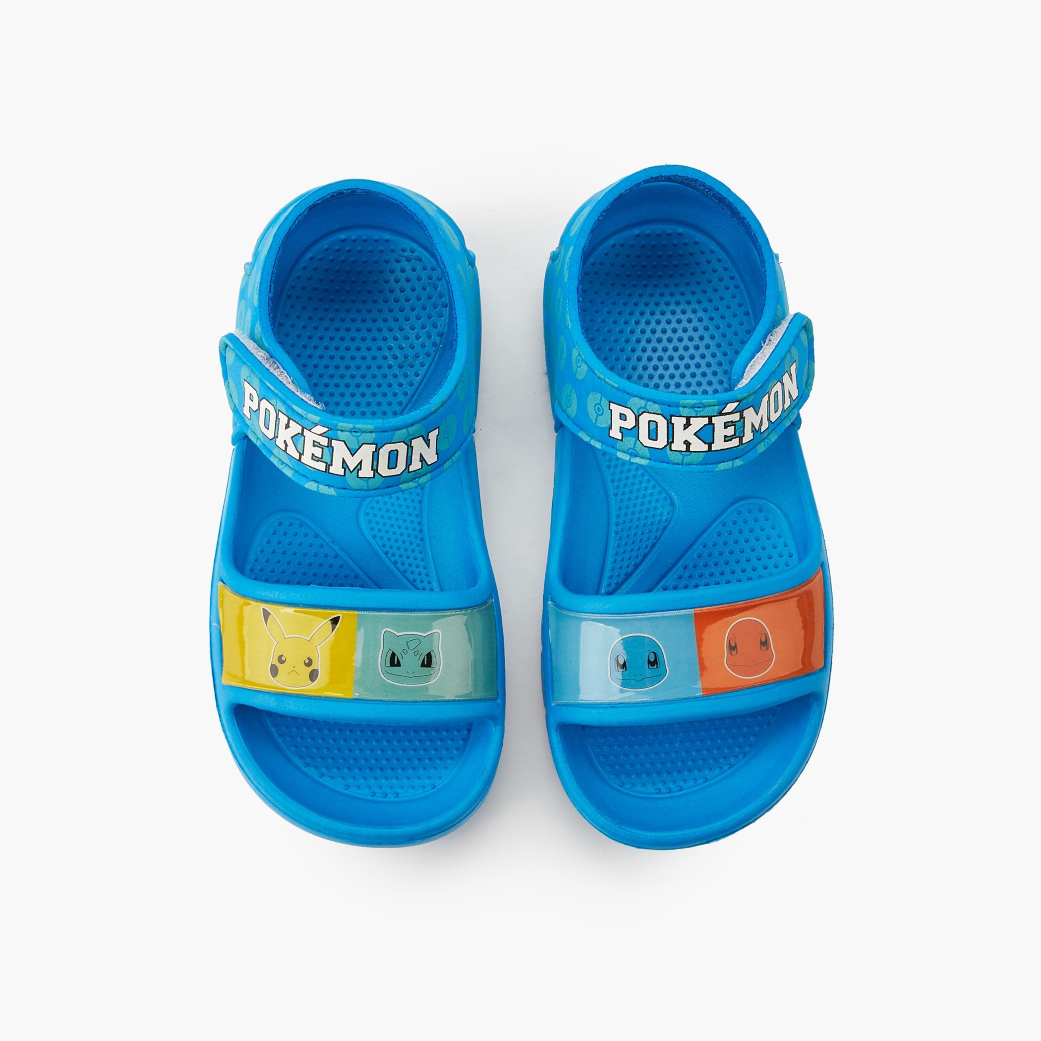 Pokemon Boys Printed Hook & Loop Sandals-boys-shoes-sandals-image-1