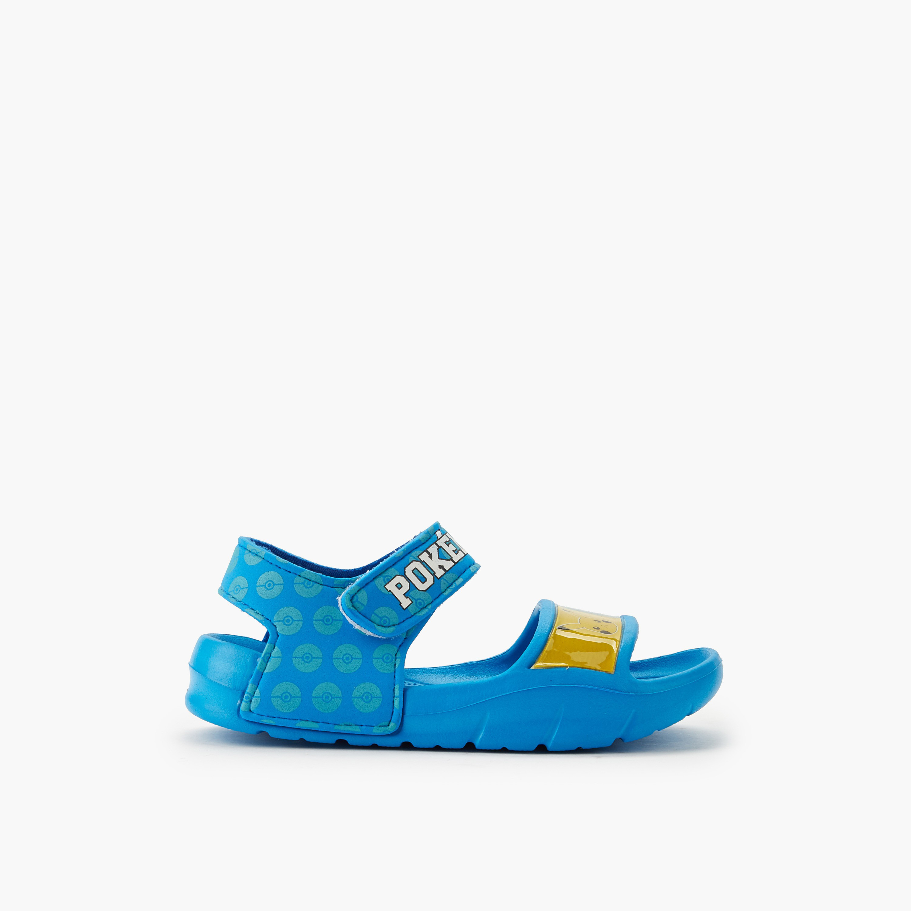 Pokemon Boys Printed Hook & Loop Sandals-boys-shoes-sandals-image-3