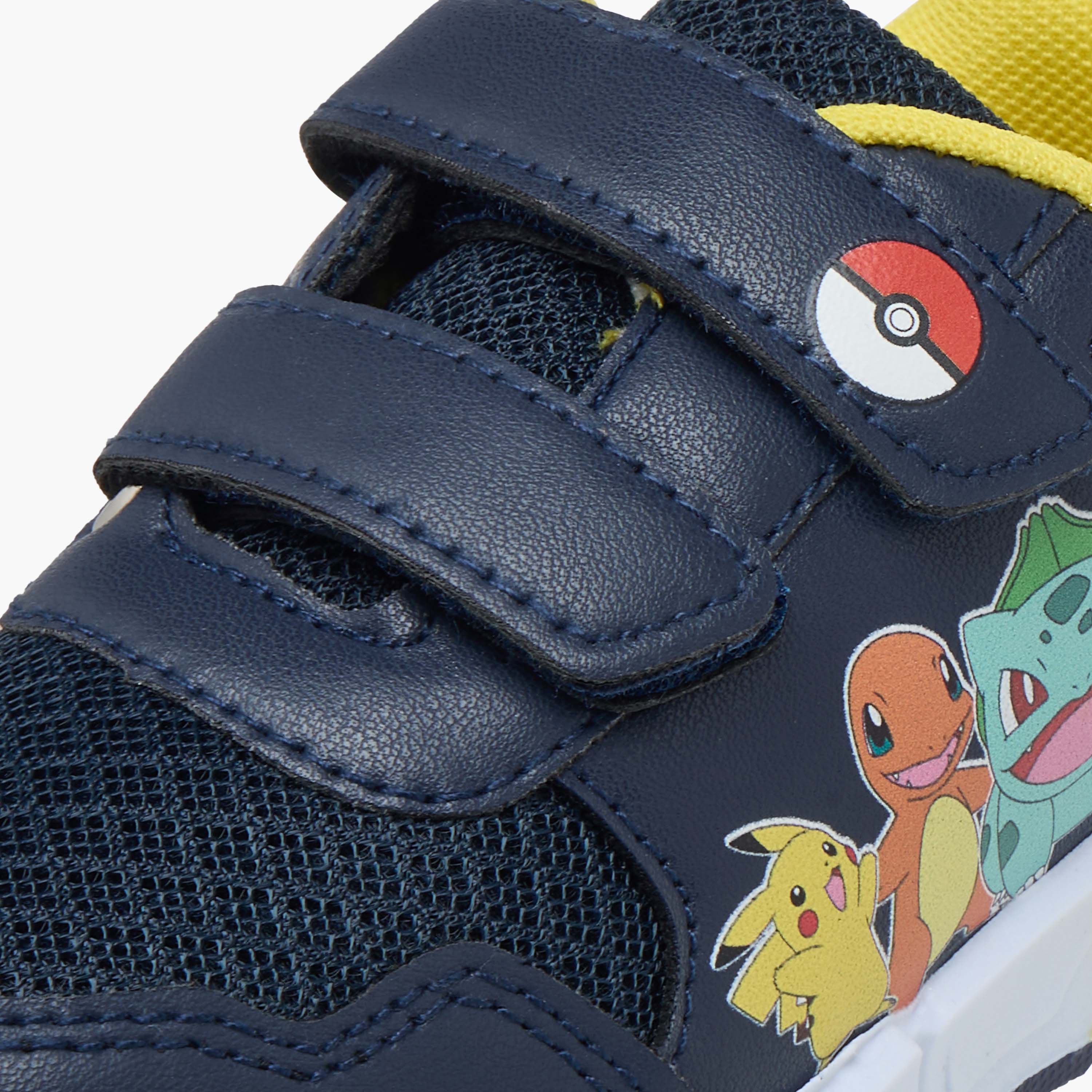 حذاء سنيكرز مضيء بشريط إغلاق لاصق للأولاد من بوكيمون-boys-shoes-sneakers-image-4