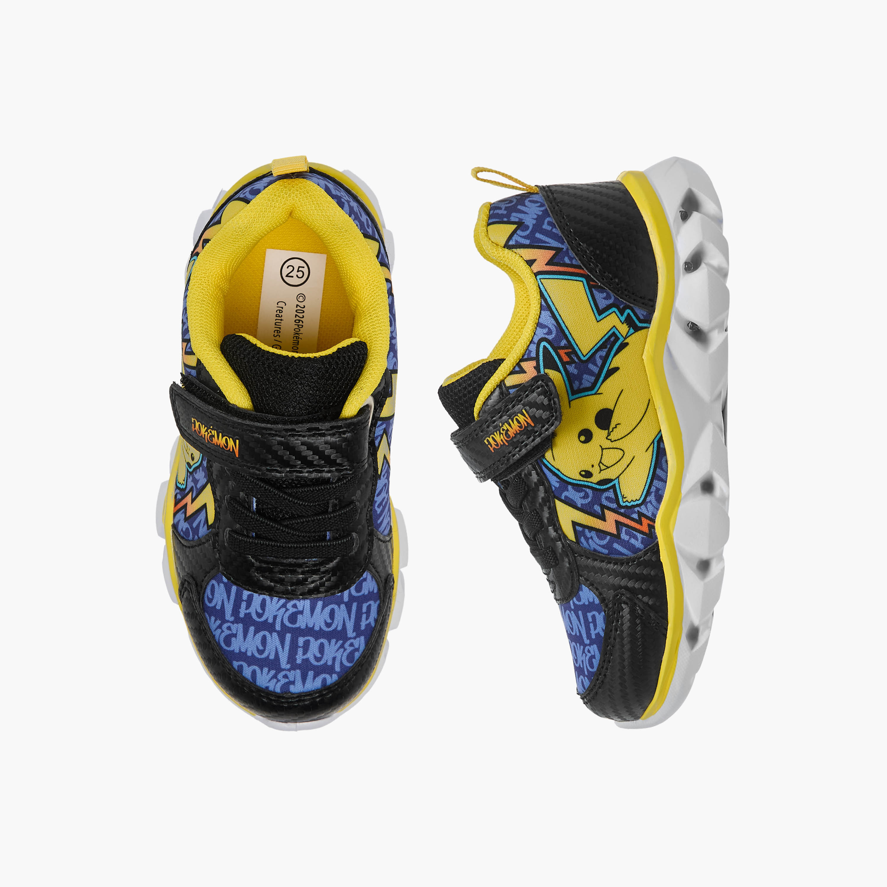 حذاء سنيكرز مضيء بتصميم بوكيمون للأولاد-boys-shoes-sneakers-image-1
