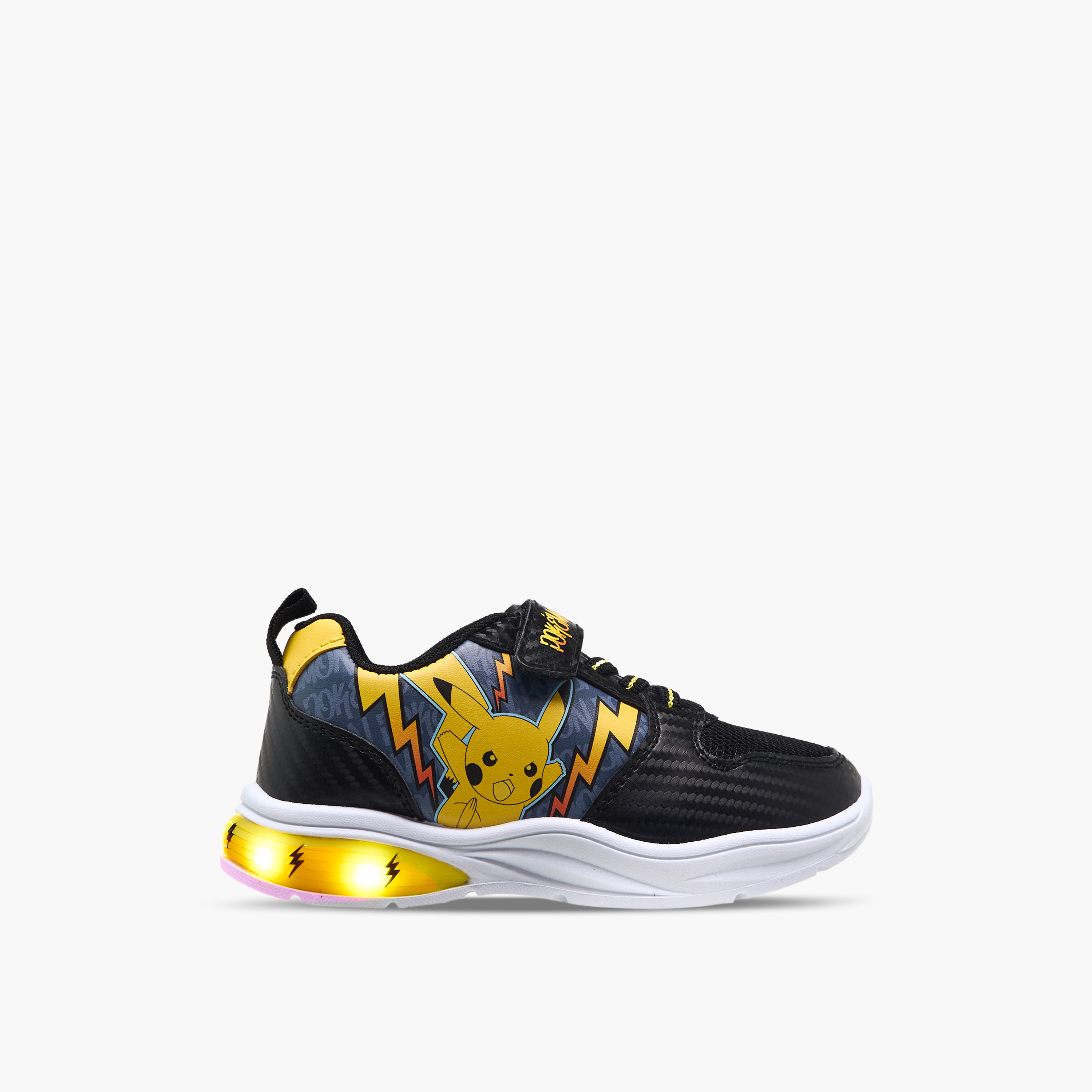 حذاء سنيكرز بإضاءة وشريط إغلاق لاصق للأولاد من بوكيمون-boys-shoes-sneakers-image-4