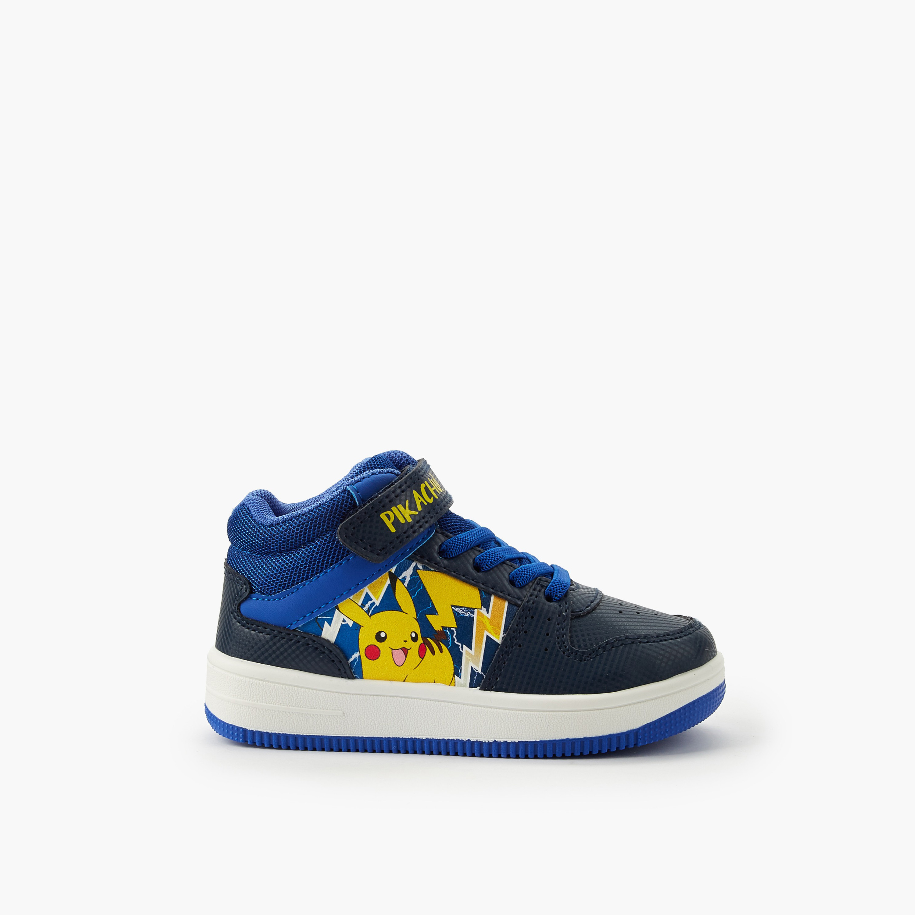 Pokemon Boys Pikachu Print High Top Sneakers-boys-shoes-sneakers-image-3