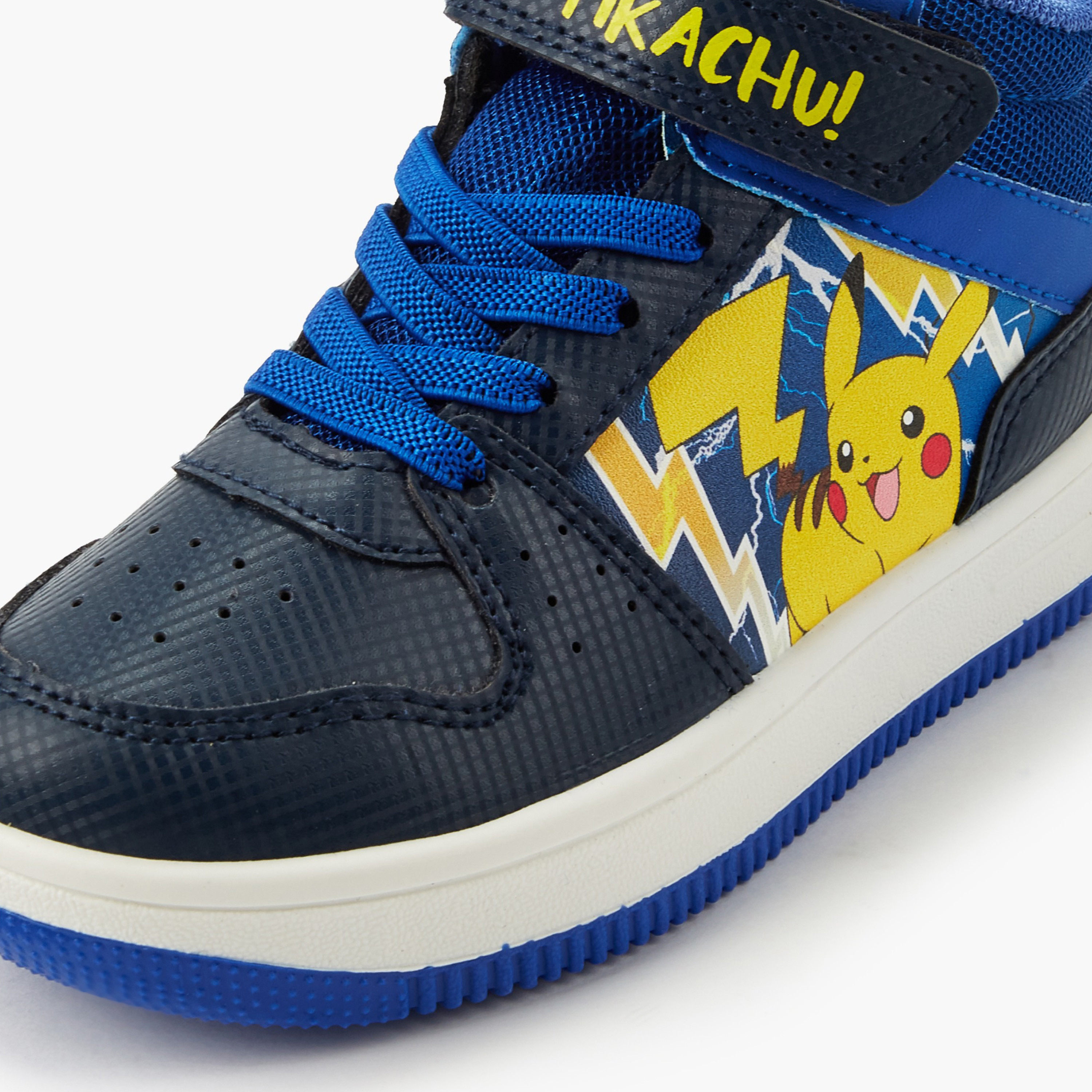 Pokemon Boys Pikachu Print High Top Sneakers-boys-shoes-sneakers-image-4
