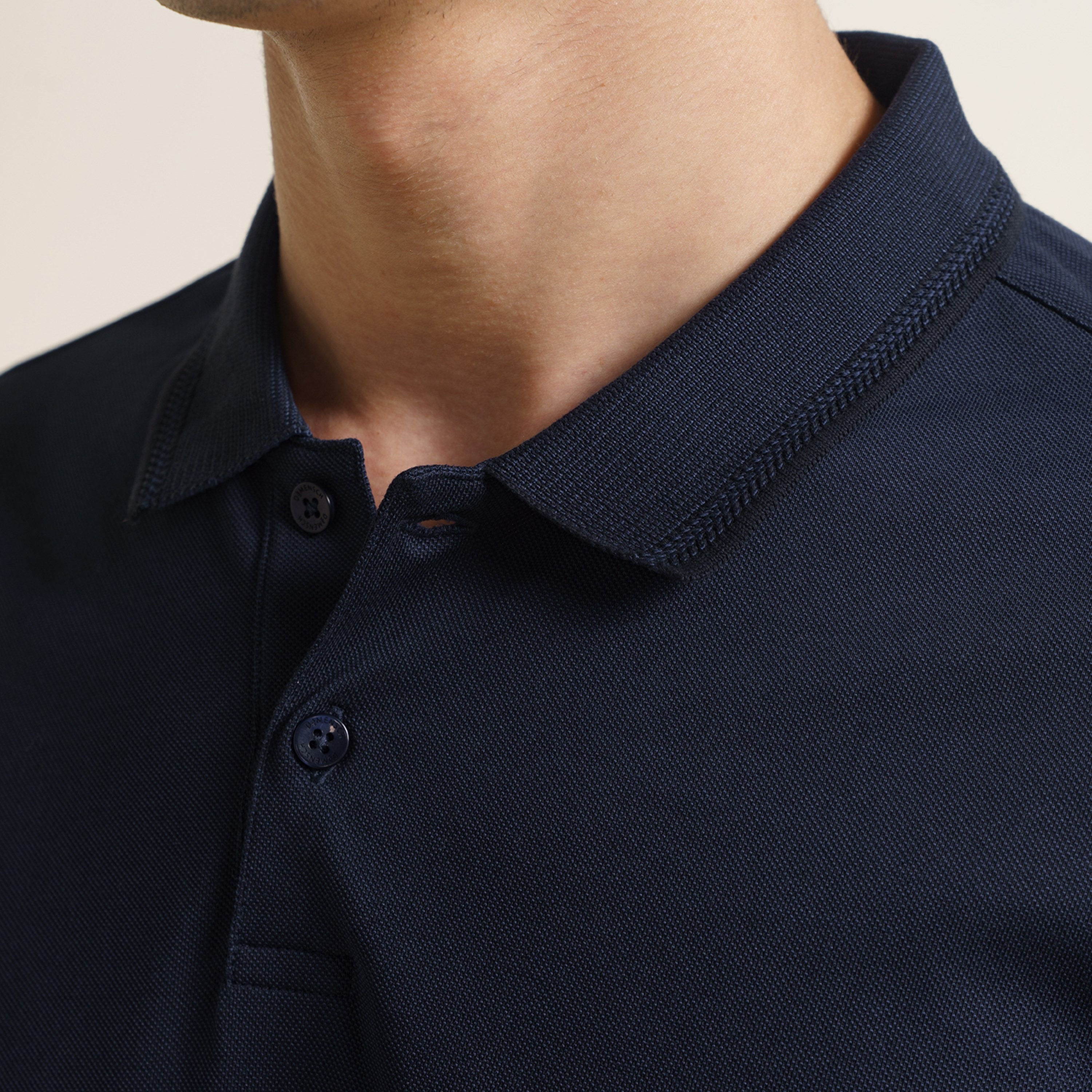Damensch Plain Collared Short Sleeves All-Degree Thermoregulating Polo T-Shirt-men-clothing-tshirtsandpolos-polos-image-3