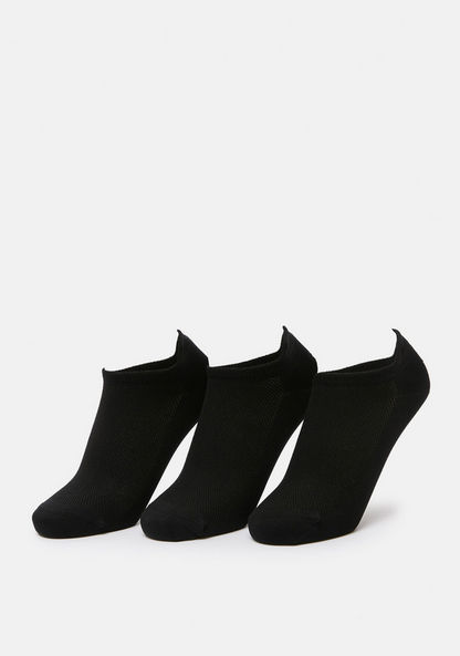 Dash Solid Ankle Length Socks - Set of 3-Men%27s Socks-image-0