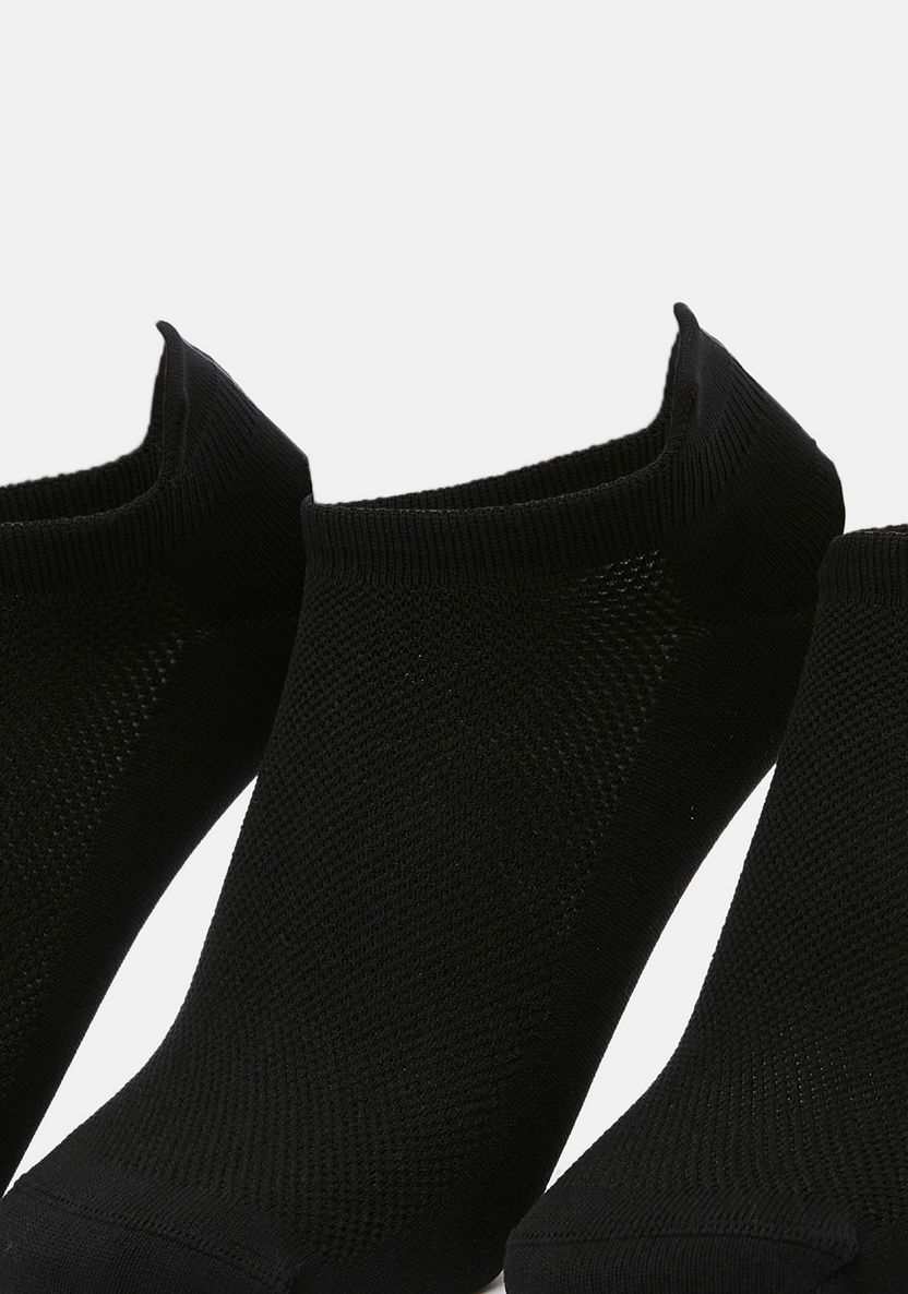Dash Solid Ankle Length Sports Socks - Set of 3-Men%27s Socks-image-1