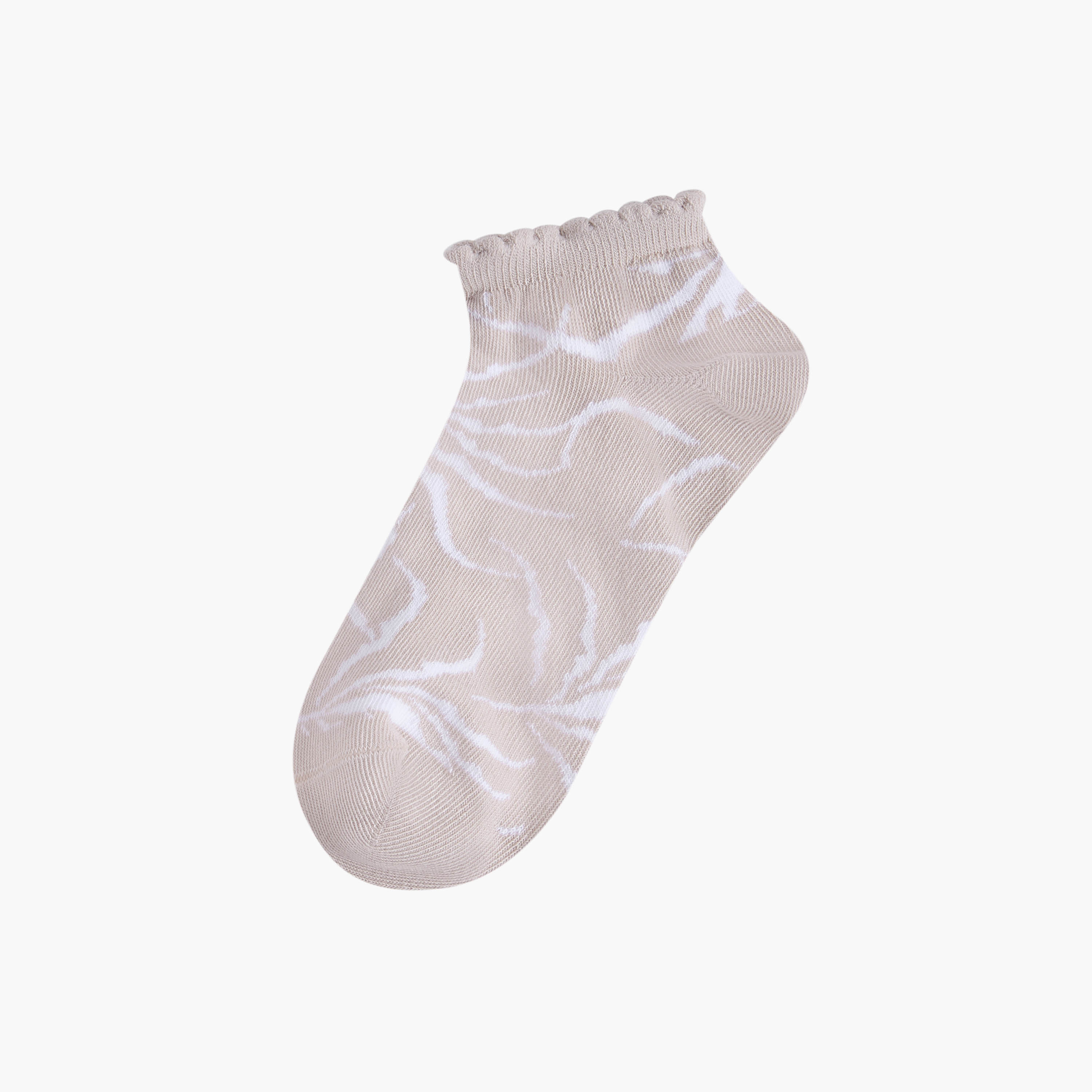 طقم جوارب 5 أزواج بطول الكاحل وطبعات من سيليست-women-socksandstockings-image-2