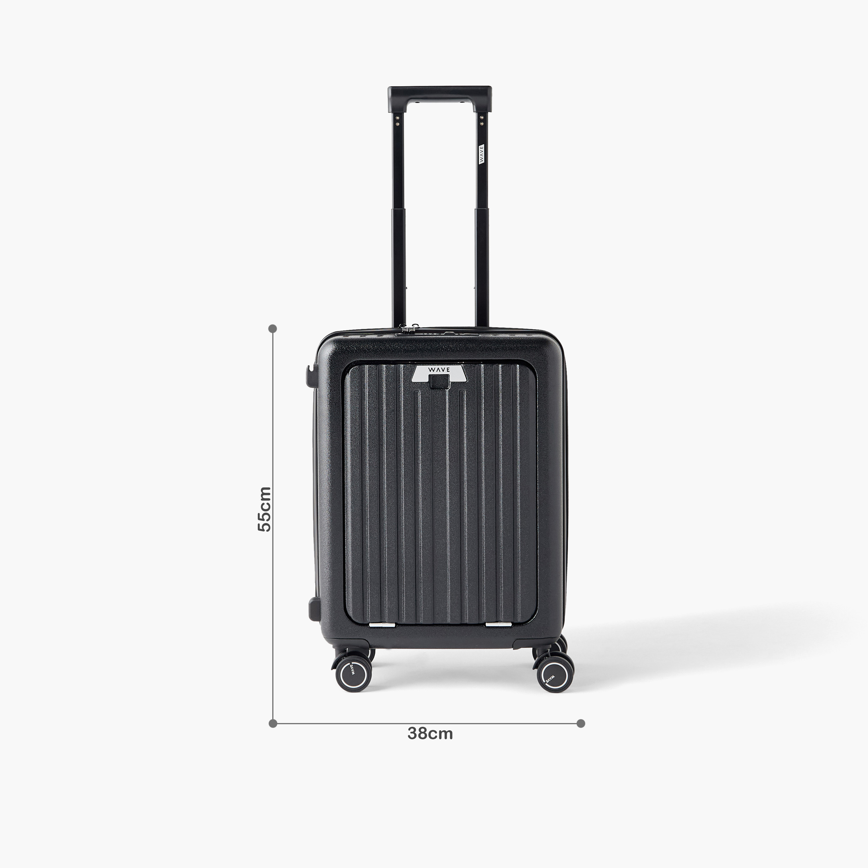 شنطة ترولي صلبة بارزة الملمس بمقبض قابل للسحب من ويف - شنطة شحن 20 بوصة-travel-luggagesandbags-luggage-image-2