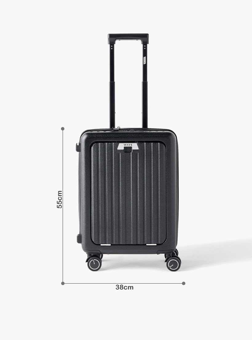 شنطة ترولي صلبة بارزة الملمس بمقبض قابل للسحب من ويف - شنطة شحن 20 بوصة-travel-luggagesandbags-luggage-image-2
