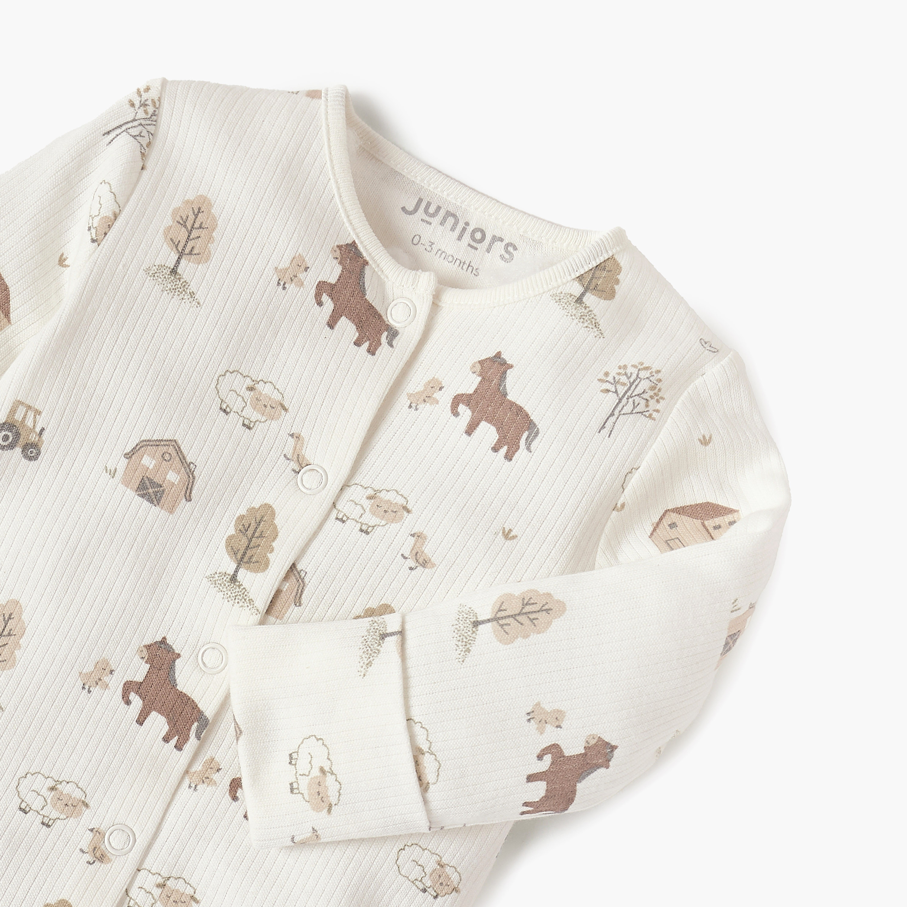 بدلة نوم مغلقة القدمين بأكمام طويلة وطبعات من جونيورز-baby-boys-clothing-nightwear-sleepsuits-image-3