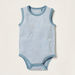 Juniors Striped Sleeveless Bodysuit with Snap Button Closure-Bodysuits-thumbnail-0