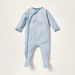 Juniors Striped Closed Feet Sleepsuit with Long Sleeves and Button Closure-Sleepsuits-thumbnail-0