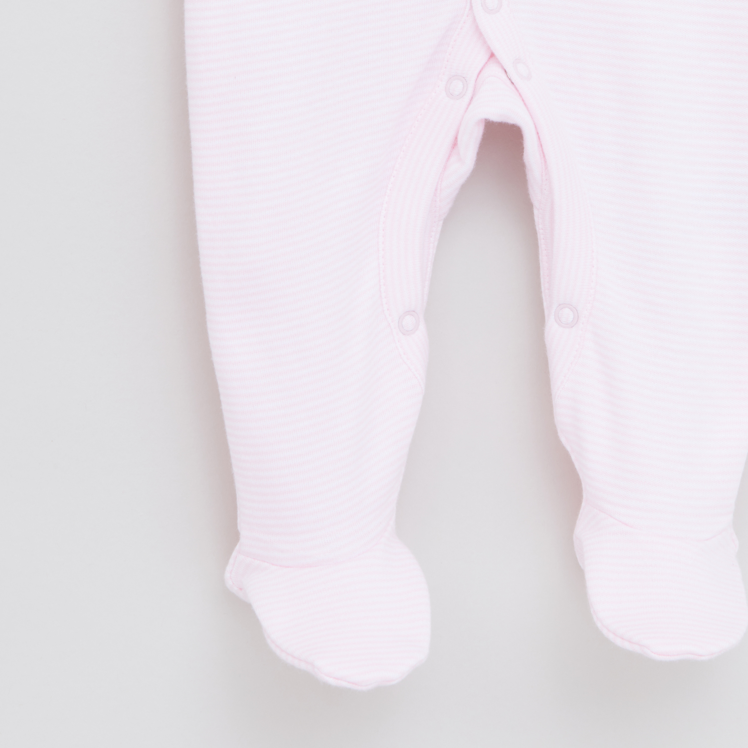 Juniors Striped Sleepsuit with Long Sleeves-baby-girls-clothing-nightwear-sleepsuits-image-2
