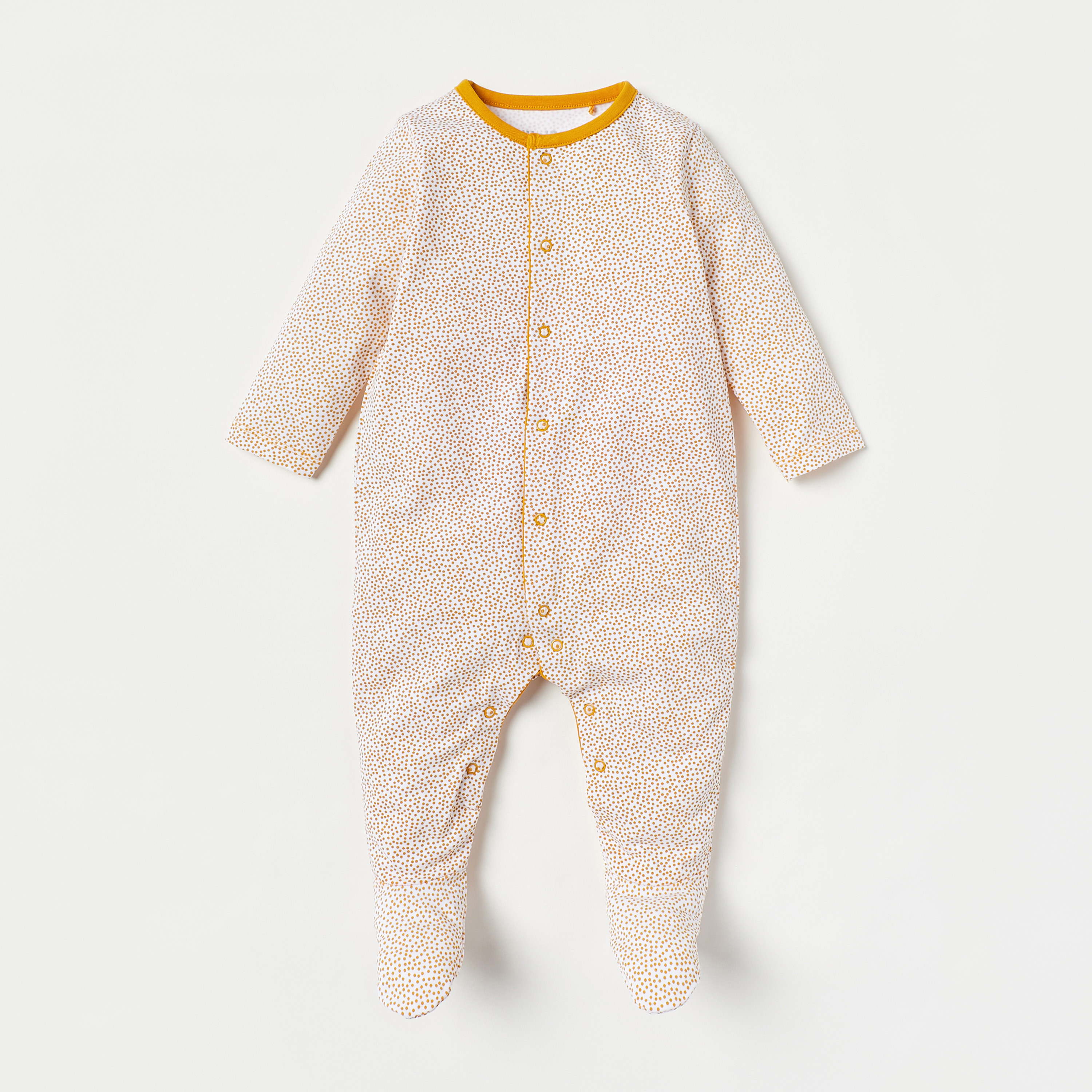 Juniors Printed Closed Feet Sleepsuit with Button Closure-baby-boys-clothing-nightwear-sleepsuits-image-1
