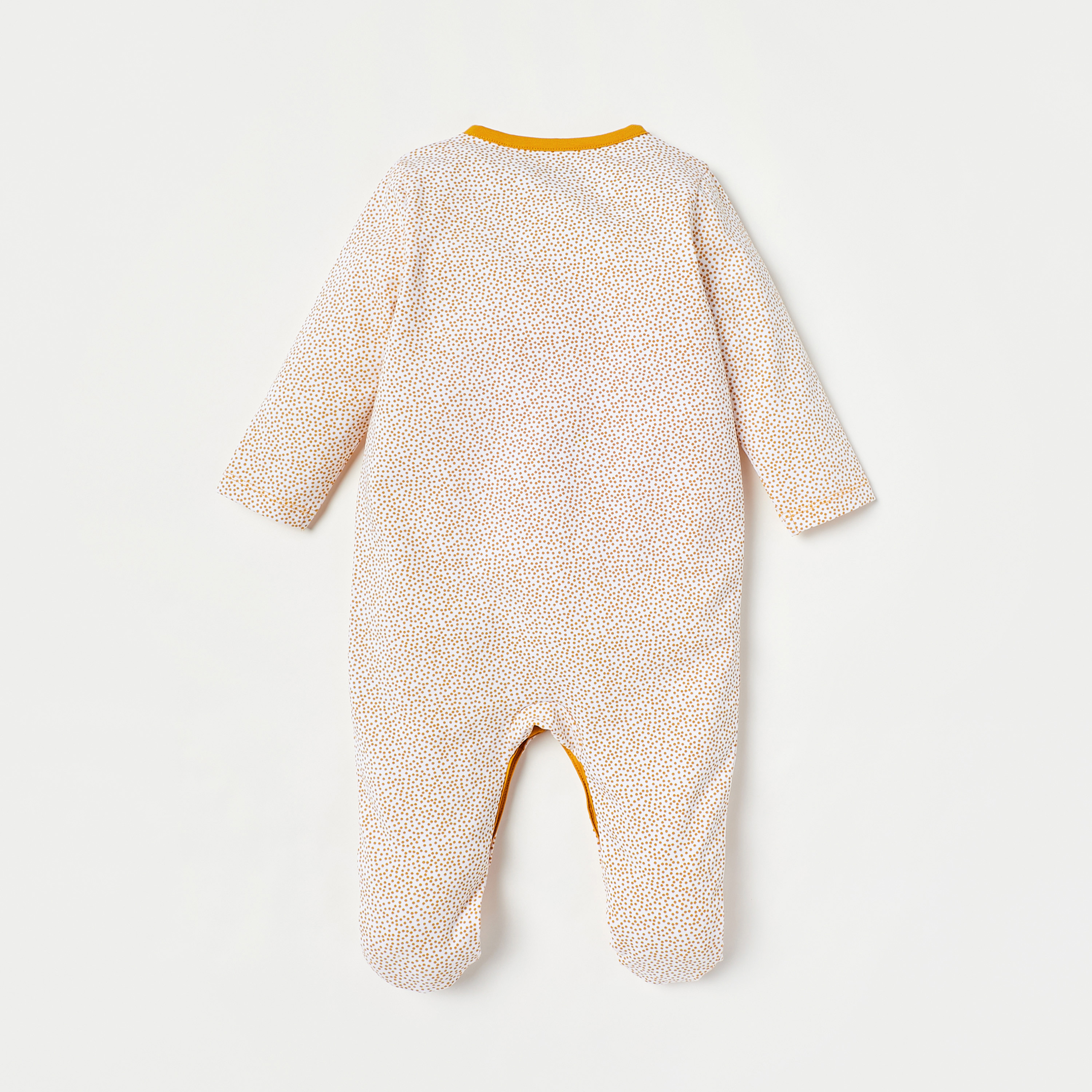 Juniors Printed Closed Feet Sleepsuit with Button Closure-baby-boys-clothing-nightwear-sleepsuits-image-4
