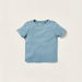 Juniors Embroidered T-shirt with Short Sleeves and Snap Closure-T Shirts-thumbnail-0