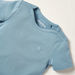 Juniors Embroidered T-shirt with Short Sleeves and Snap Closure-T Shirts-thumbnail-1