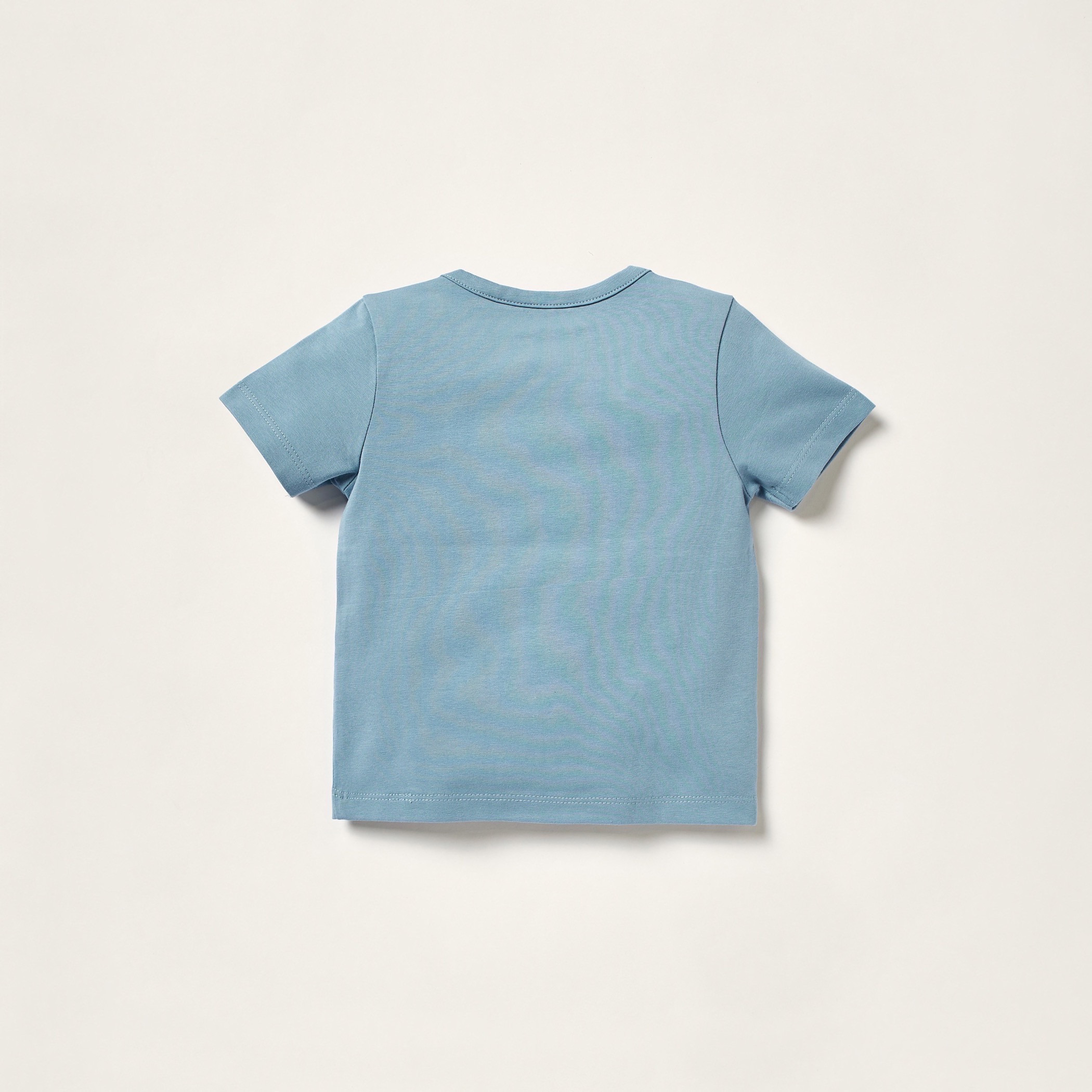 تيشيرت مطرز بأكمام قصيرة وأزرار إغلاق من جونيورز-baby-boys-clothing-tshirtsandpolos-image-3