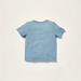 Juniors Embroidered T-shirt with Short Sleeves and Snap Closure-T Shirts-thumbnail-2