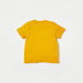 Juniors Solid T-shirt with Short Sleeves and Button Closure-T Shirts-thumbnail-3
