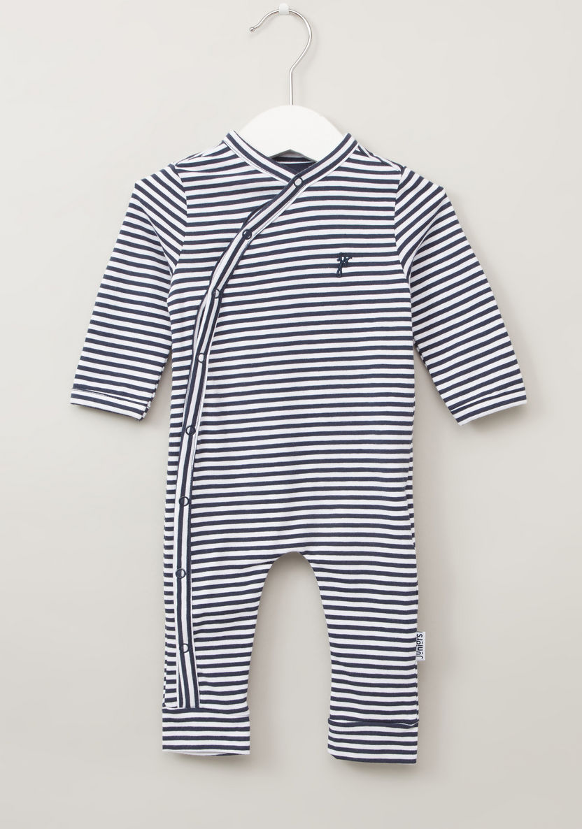 Juniors Striped Open Feet Sleepsuit-Sleepsuits-image-0