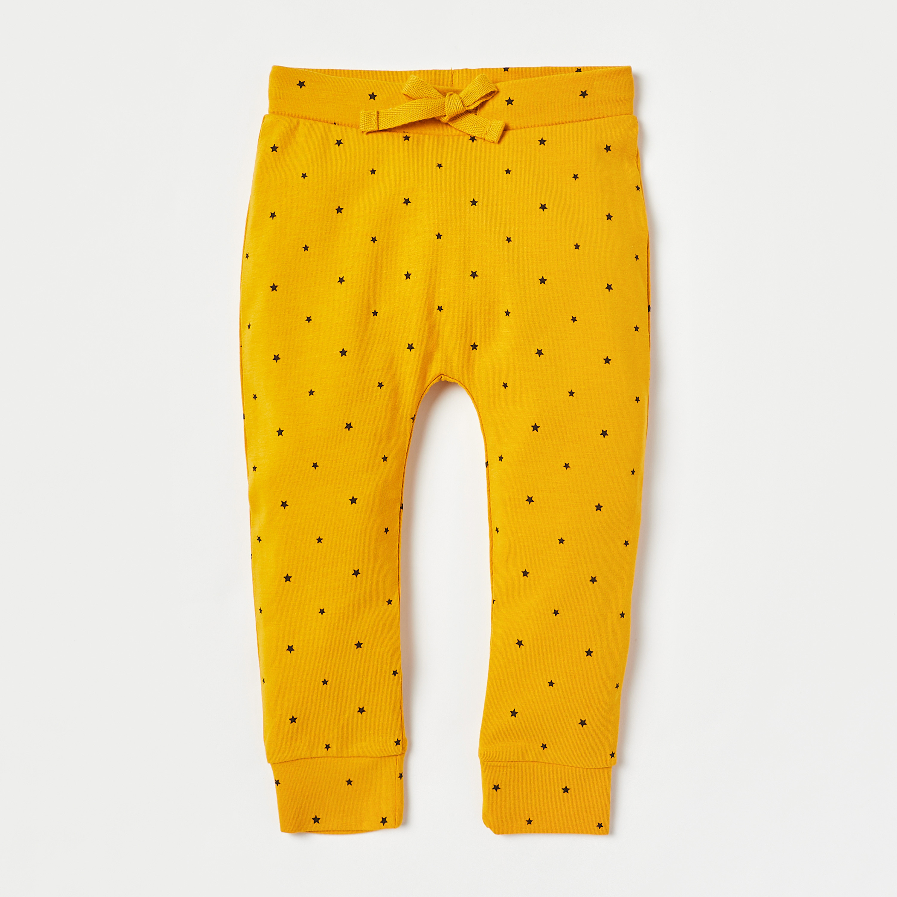 Juniors Star Print Pyjama with Elasticated Waistband-baby-boys-clothing-bottoms-joggersandtrackpants-image-1