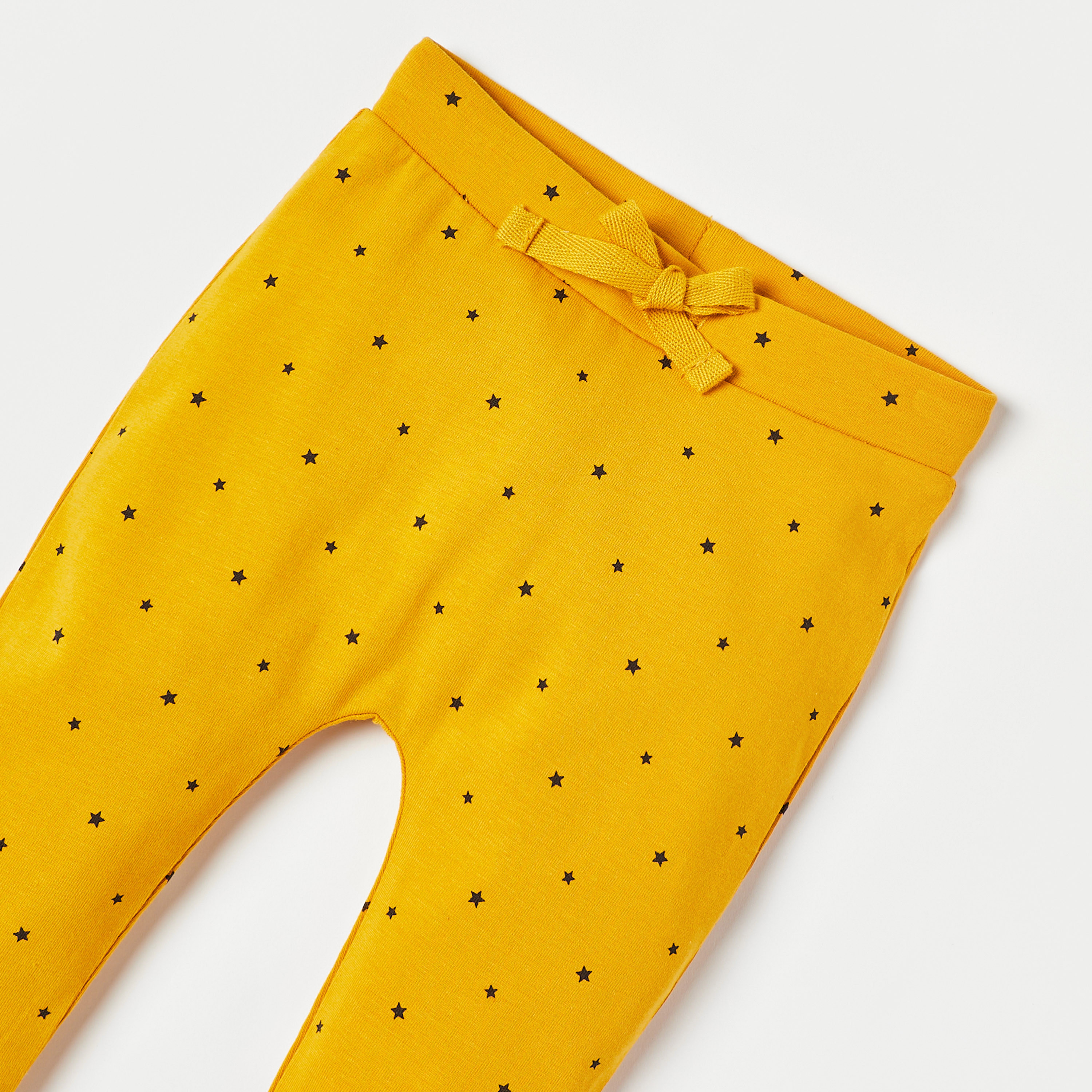 Juniors Star Print Pyjama with Elasticated Waistband-baby-boys-clothing-bottoms-joggersandtrackpants-image-2