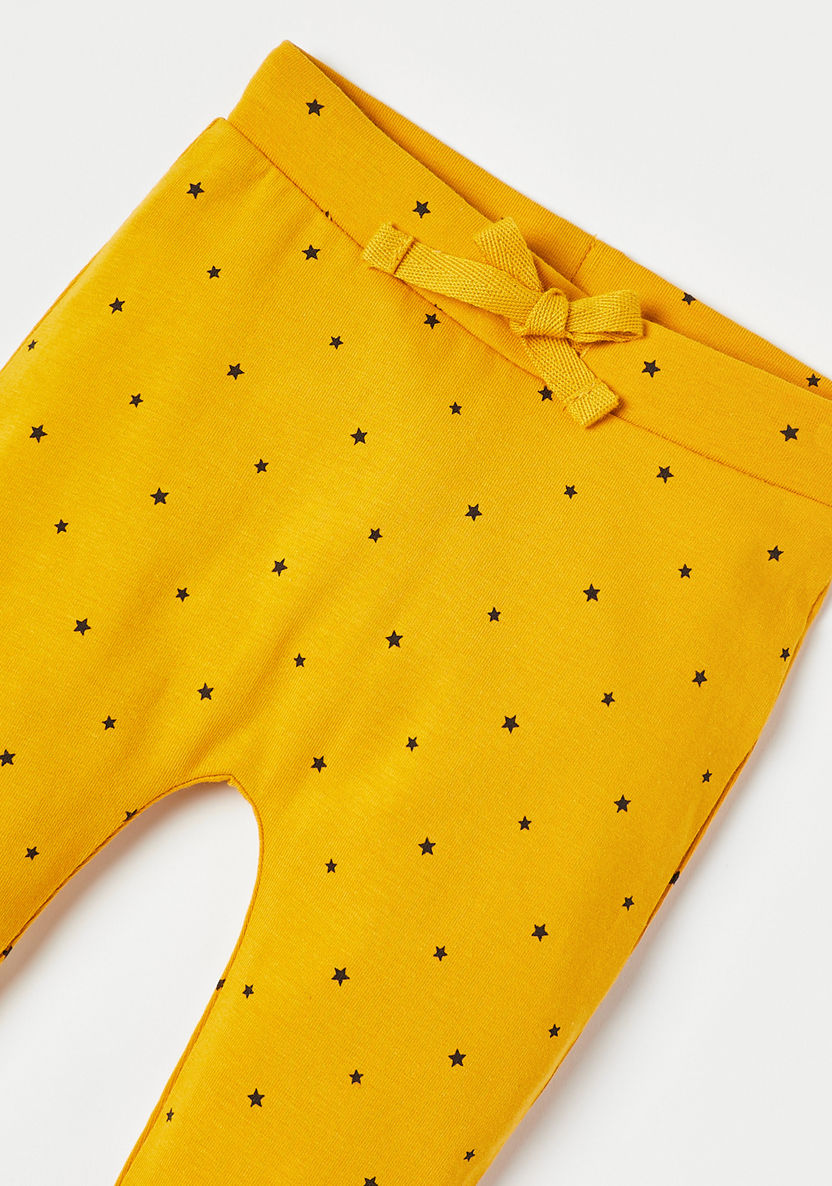 Juniors Star Print Pyjama with Elasticated Waistband-Joggers-image-1