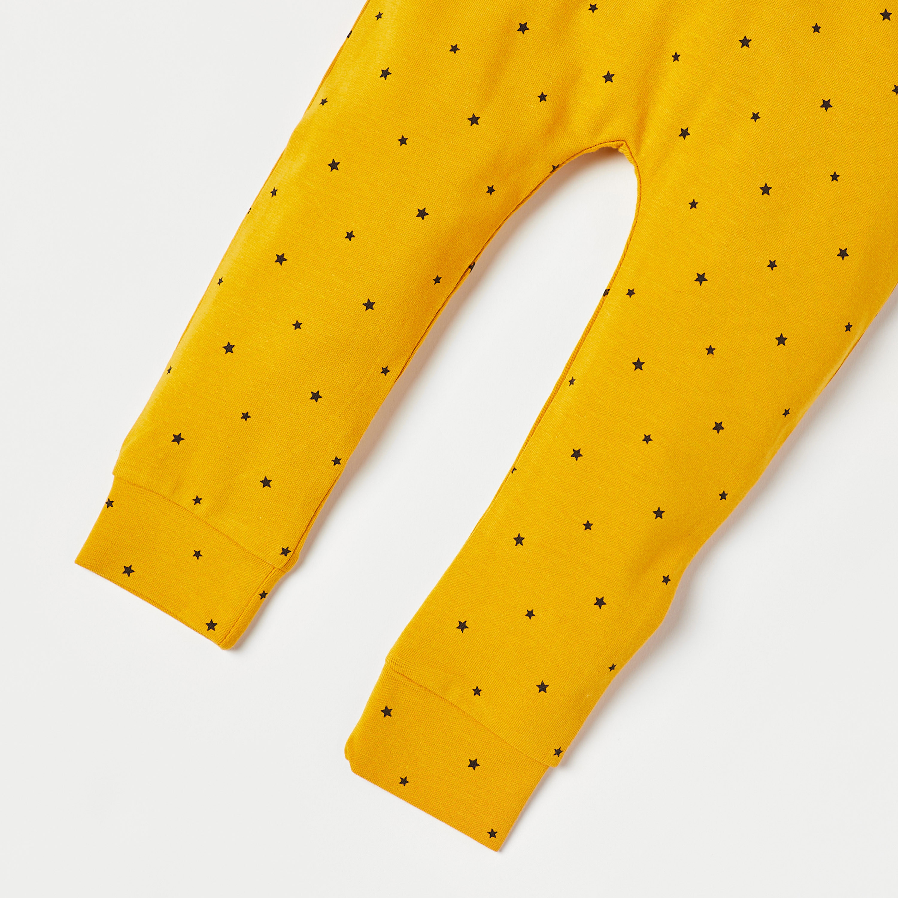 Juniors Star Print Pyjama with Elasticated Waistband-baby-boys-clothing-bottoms-joggersandtrackpants-image-3