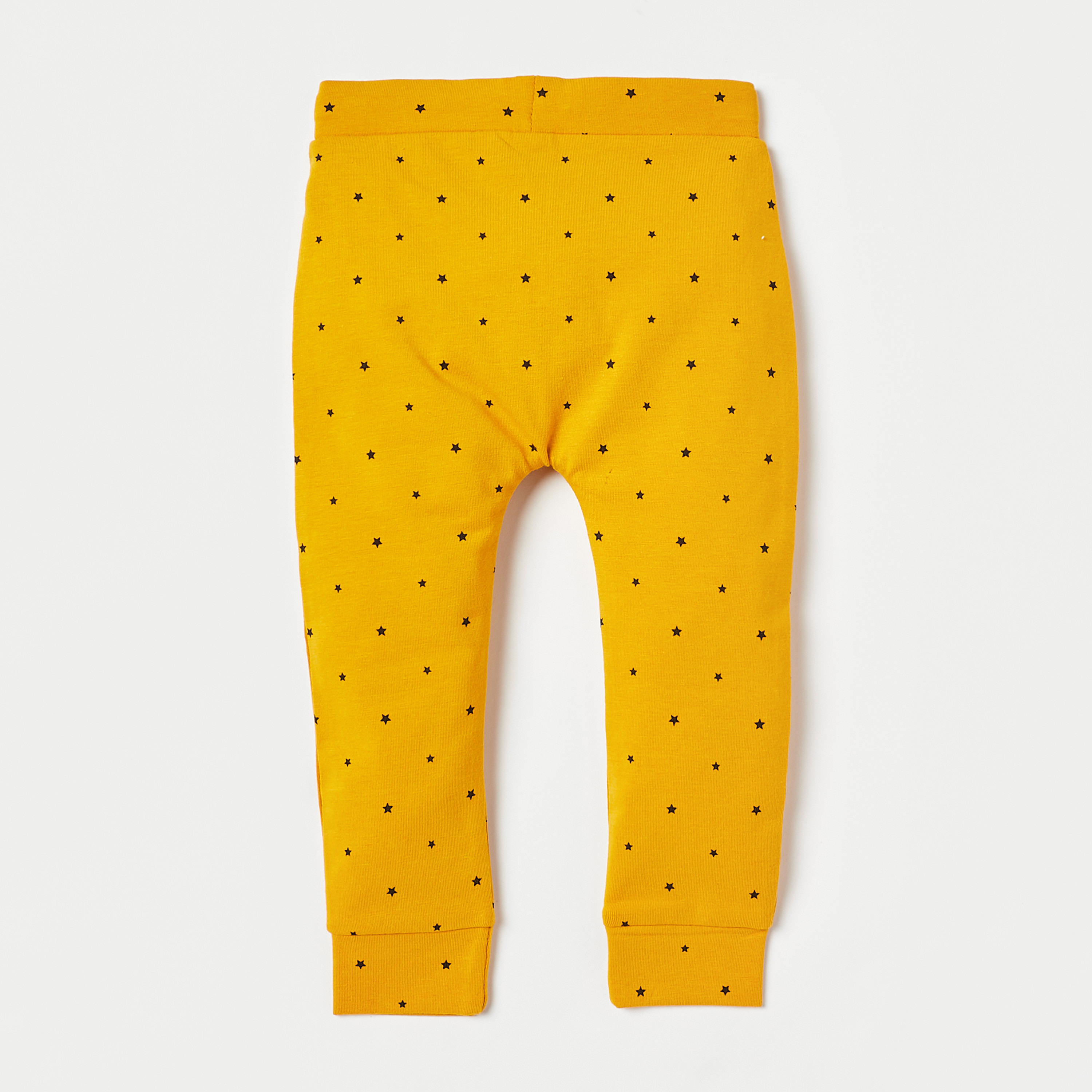 Juniors Star Print Pyjama with Elasticated Waistband-baby-boys-clothing-bottoms-joggersandtrackpants-image-4
