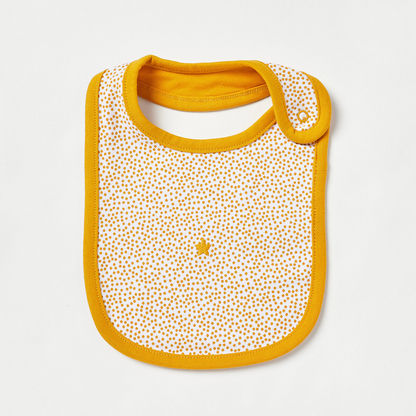 Juniors Printed Bib with Button Closure-Bibs and Burp Cloths-image-0