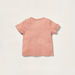 Juniors Embroidered T-shirt with Short Sleeves and Snap Button Closure-T Shirts-thumbnail-3