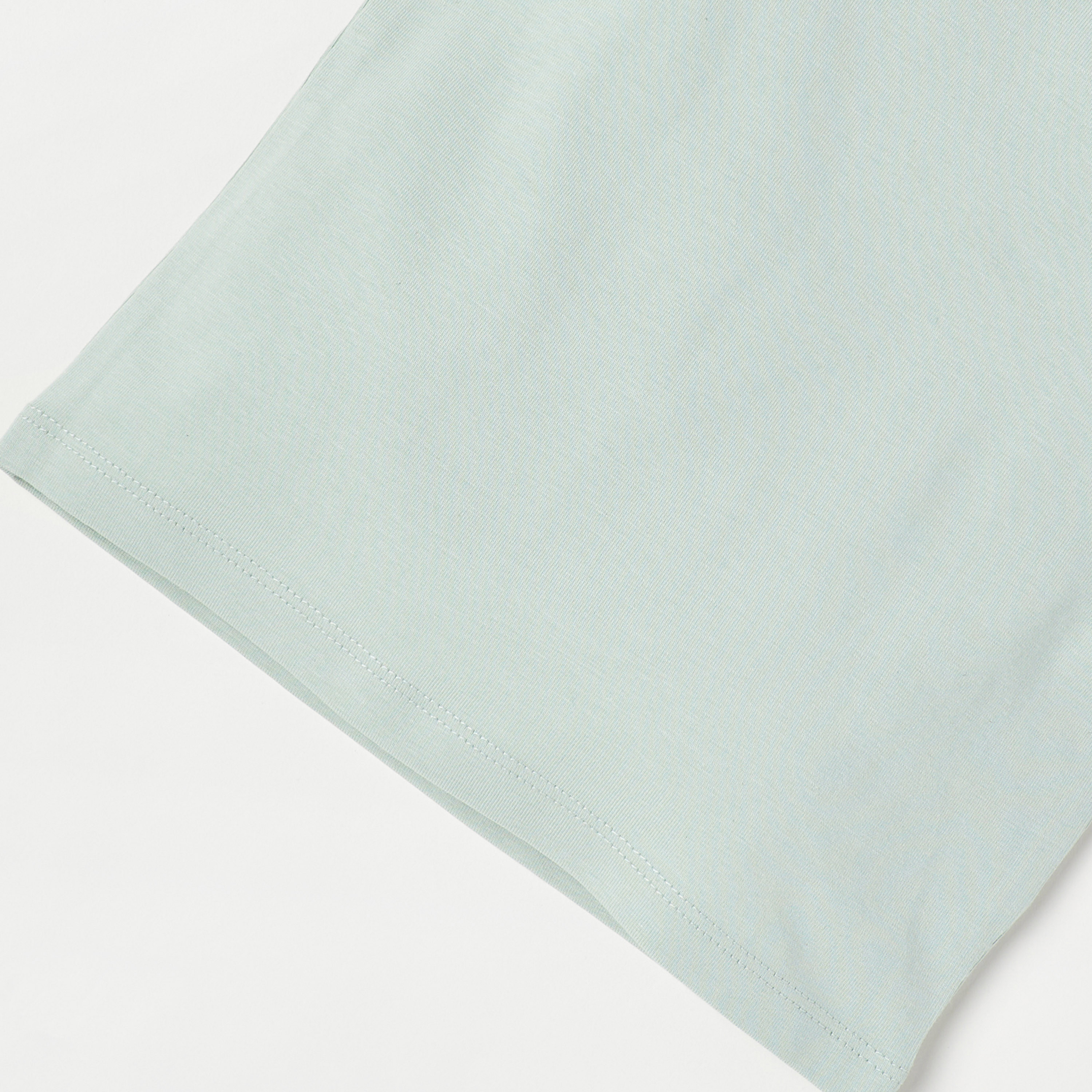 Juniors Solid T-shirt with Short Sleeves and Button Closure-baby-boys-clothing-tshirtsandpolos-image-3