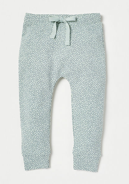 Juniors Printed Pyjama with Tie-Ups-Joggers-image-0