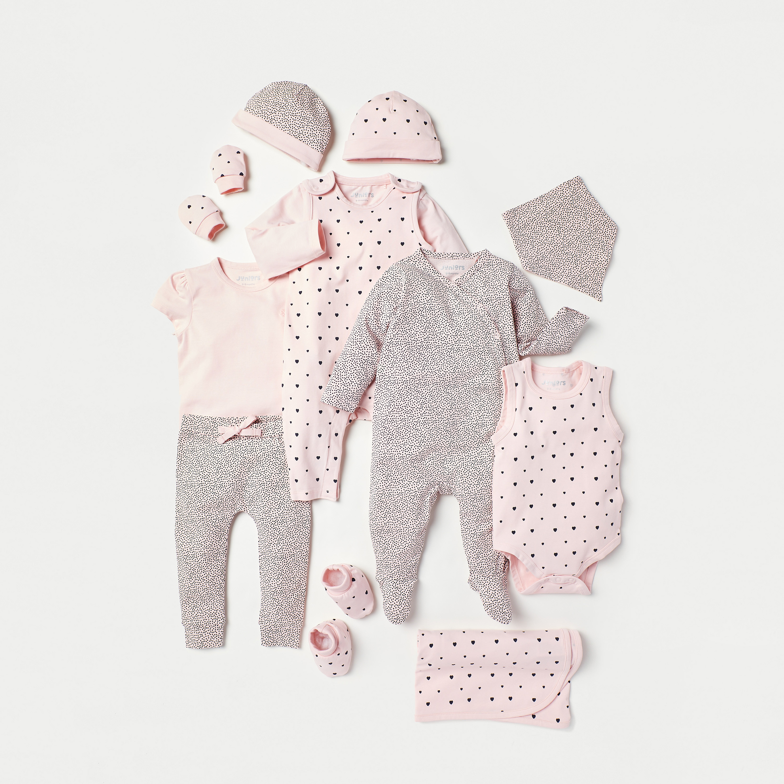 Juniors All-Over Polka Dot Print Sleepsuit with Long Sleeves-baby-girls-clothing-nightwear-sleepsuits-image-5
