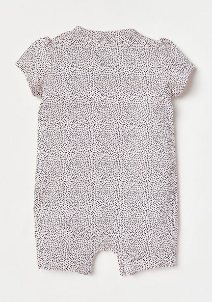 Juniors All-Over Polka Dot Print Romper with Short Sleeves and Round Neck-Rompers%2C Dungarees and Jumpsuits-image-3