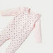 Juniors Heart Print Dungaree and Solid T-shirt Set-Rompers%2C Dungarees and Jumpsuits-thumbnailMobile-3