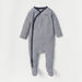 Juniors Striped Closed Feet Sleepsuit with Button Closure-Sleepsuits-thumbnail-0