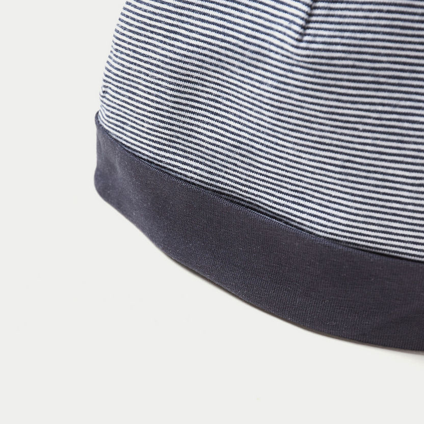 Juniors Striped Beanie-Caps-image-3