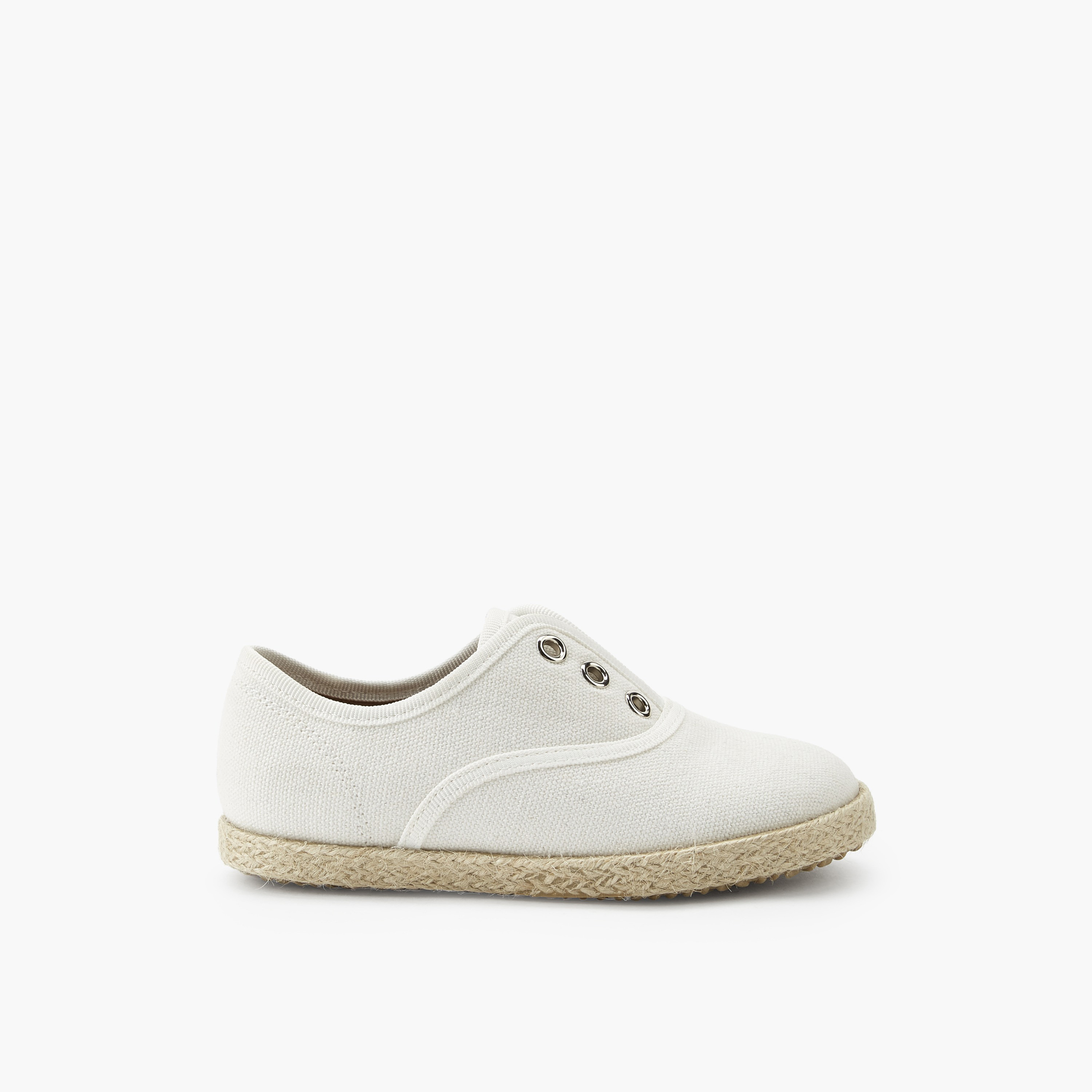 Peppermint Boys Eyelet Detail Espadrille Sneakers-boys-shoes-sneakers-image-3