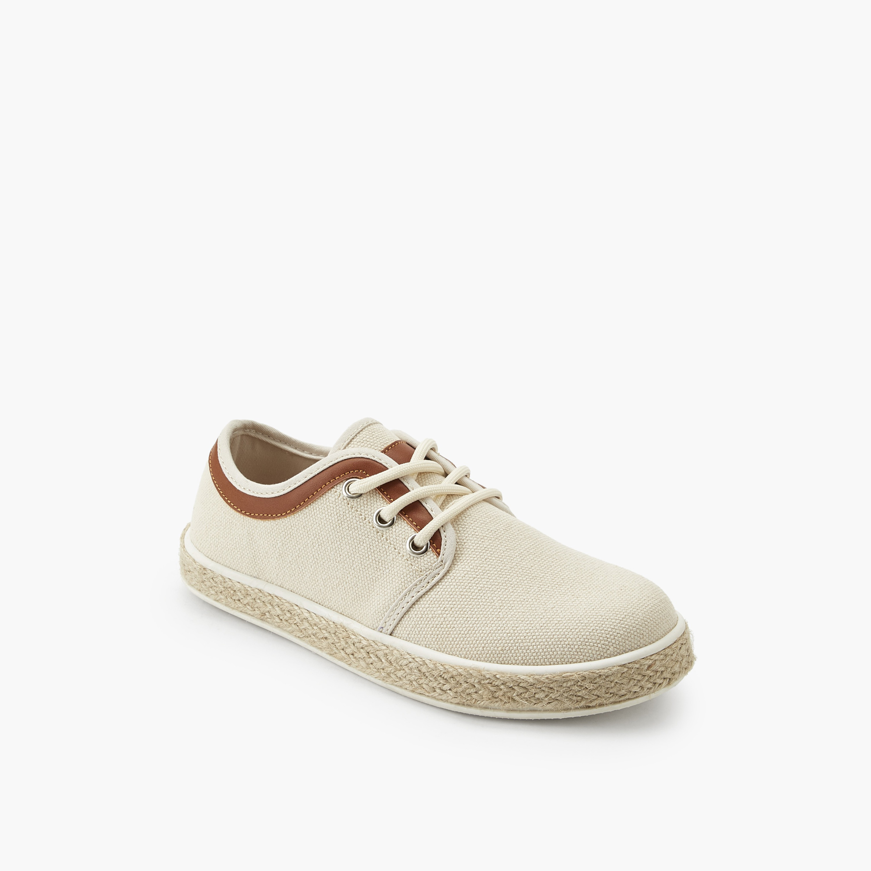 Peppermint Boys Lace-Up Espadrille Sneakers-boys-shoes-sneakers-image-2