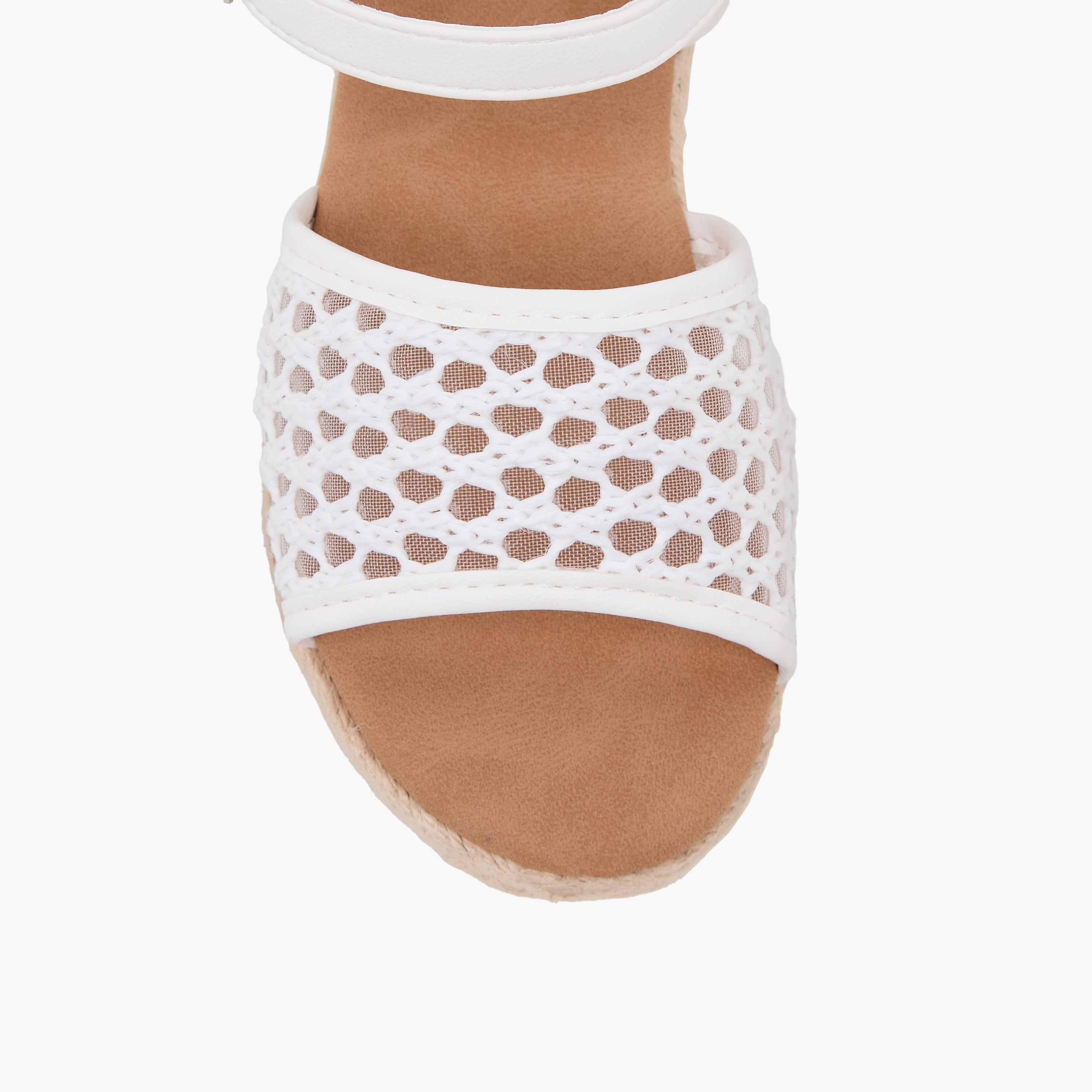 صندل إسبادريل بتفاصيل شبك وبإبزيم إغلاق للبنات من بيبرمنت-girls-shoes-sandals-image-3