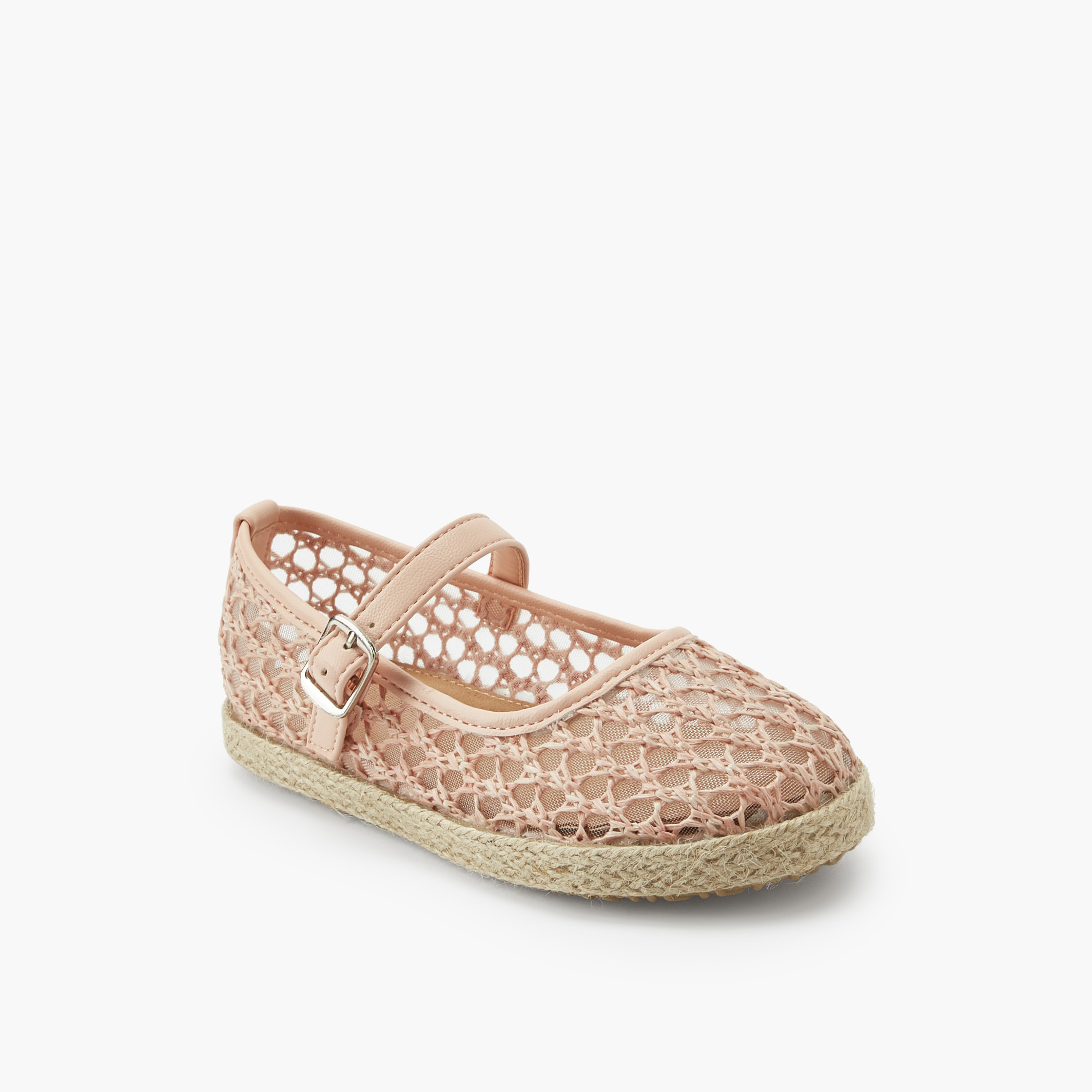 حذاء ماري جين إسبادريل بشريط إغلاق لاصق للبنات من بيبرمينت-girls-shoes-ballerinas-image-2