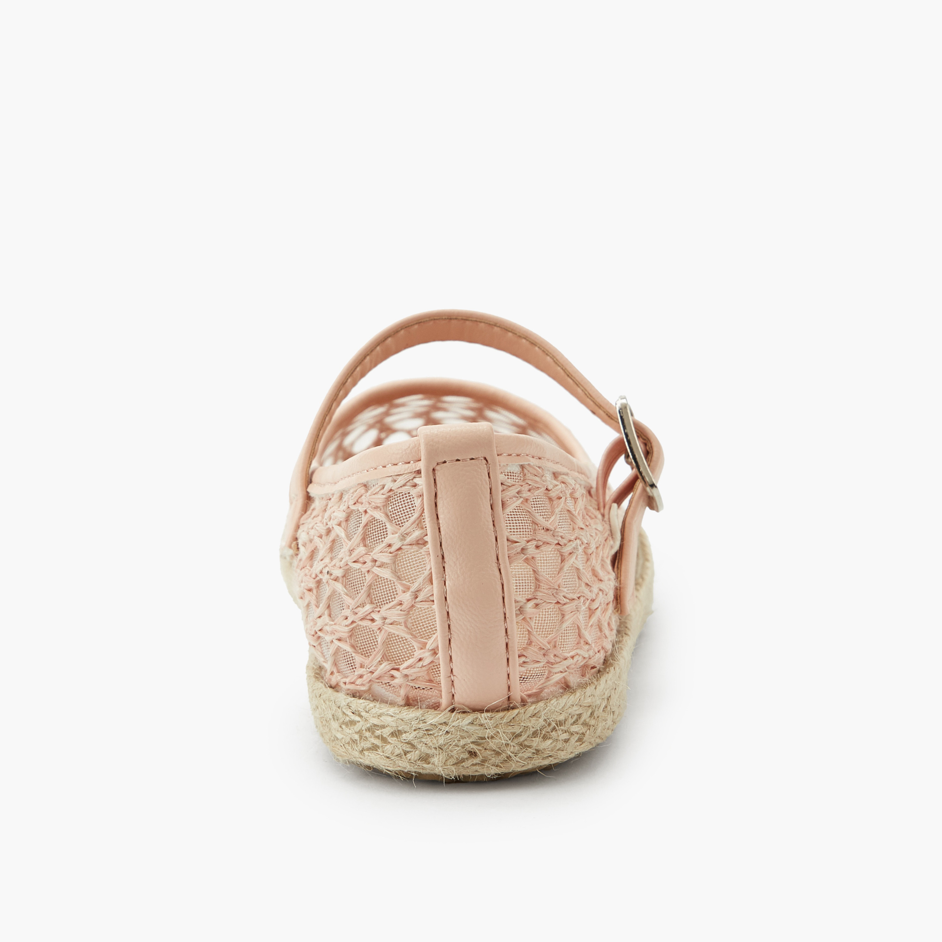 Peppermint Girls Hook & Loop Espadrille Mary Jane Shoes-girls-shoes-ballerinas-image-5