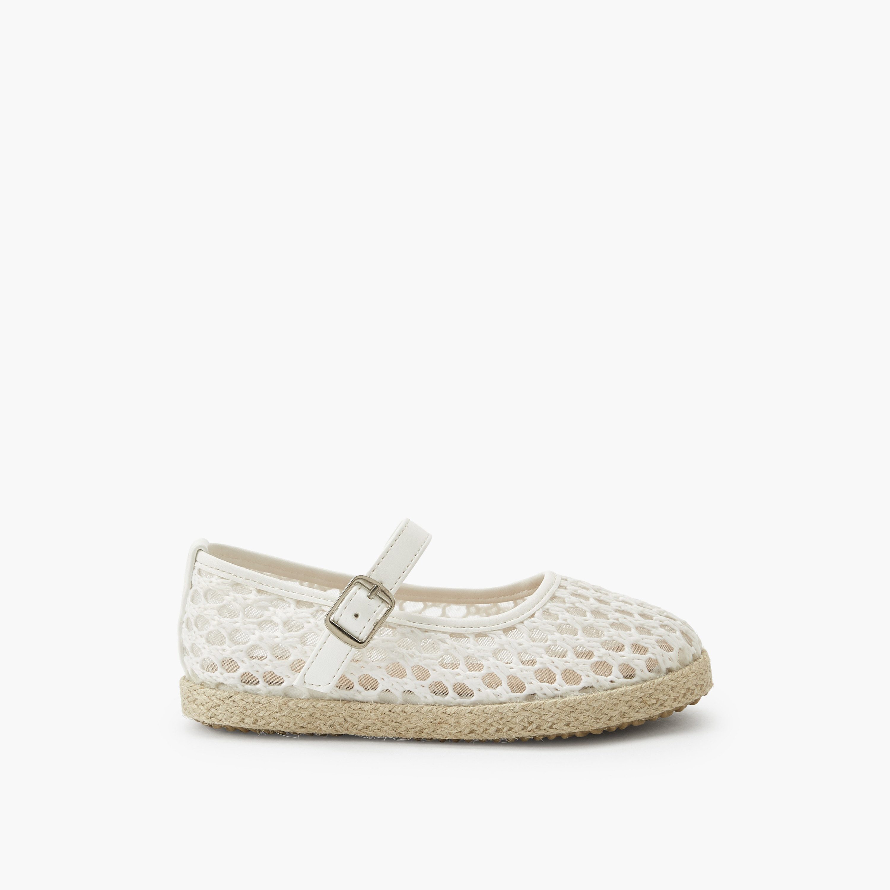 Peppermint Girls Hook & Loop Espadrille Mary Jane Shoes-girls-shoes-ballerinas-image-3