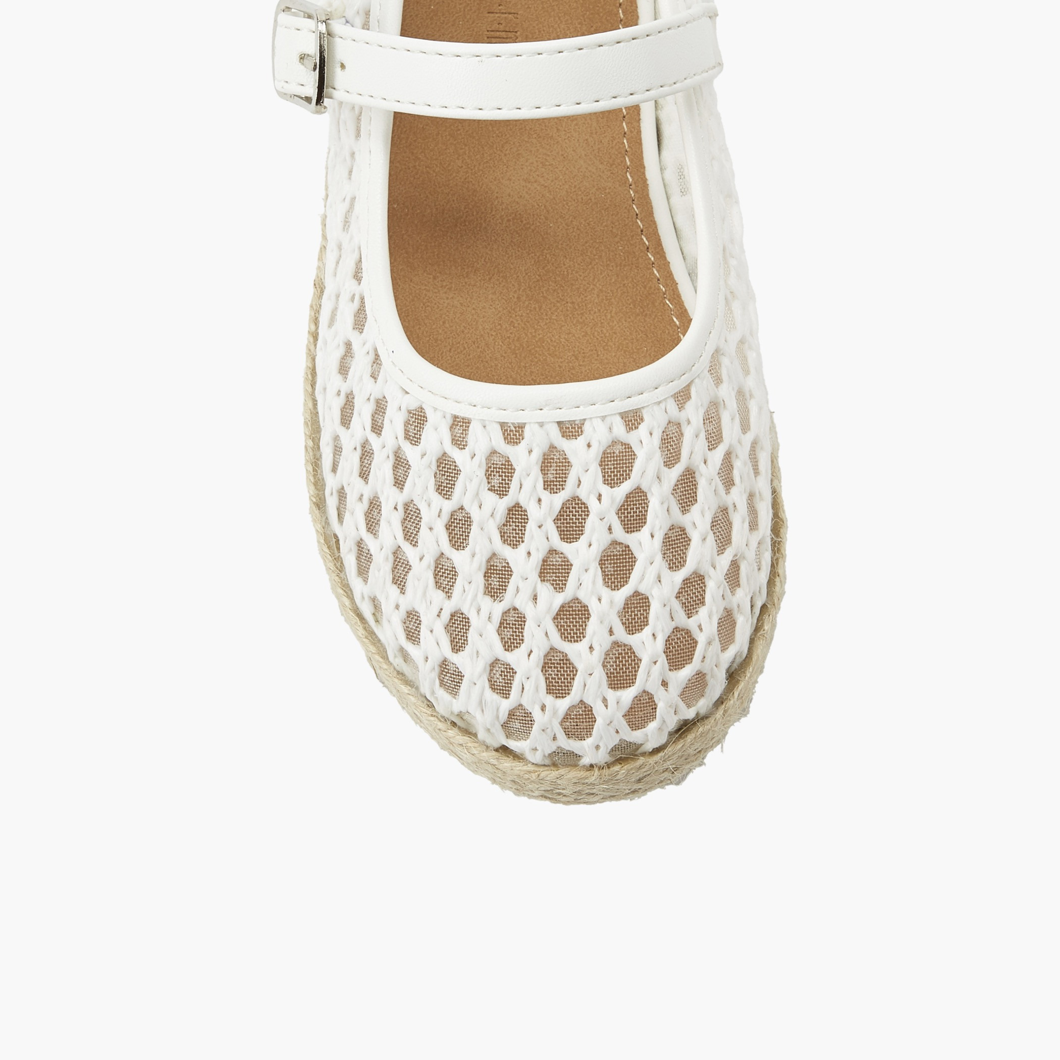 Peppermint Girls Hook & Loop Espadrille Mary Jane Shoes-girls-shoes-ballerinas-image-5