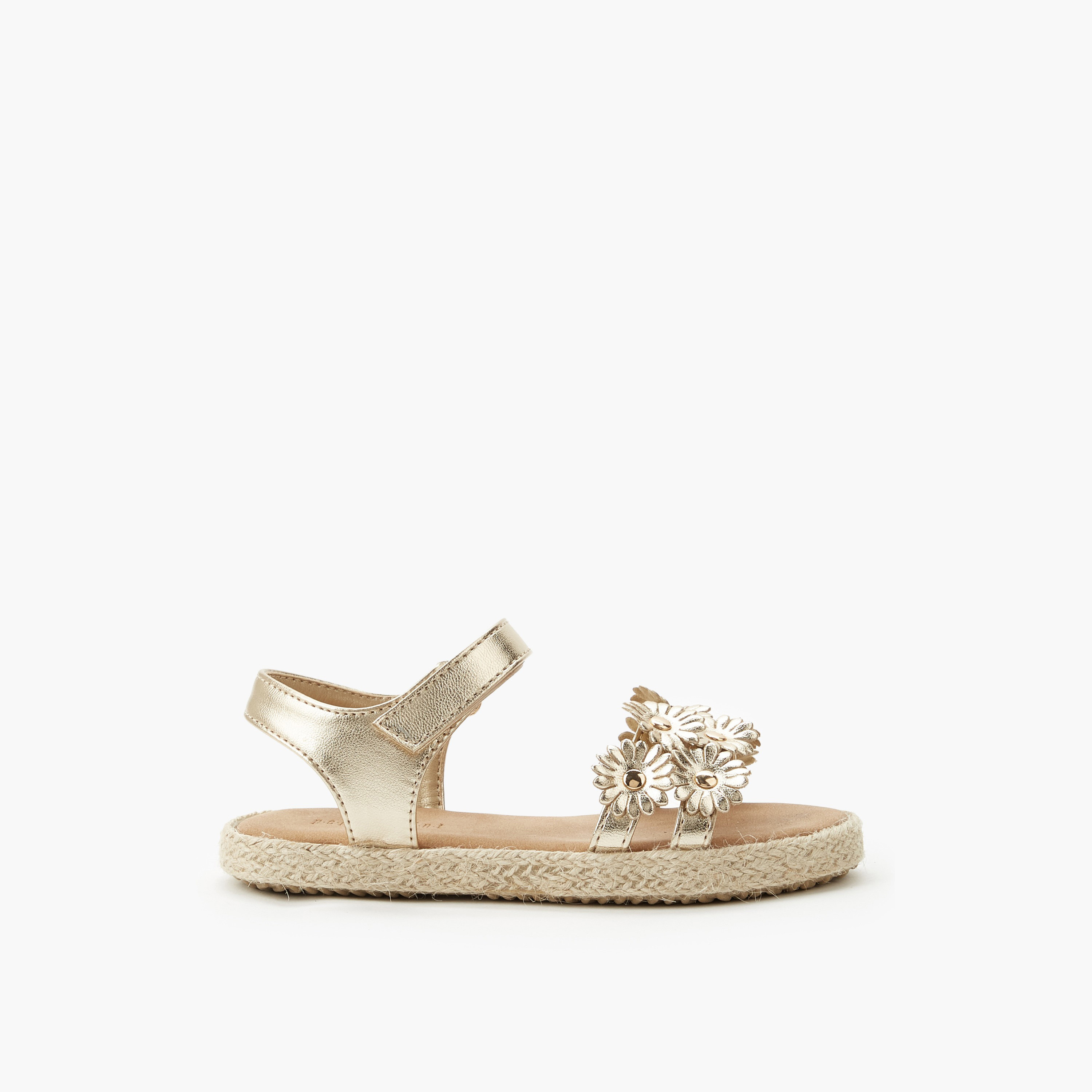 صندل إسبادريل مزين بالأزهار للبنات من بيبرمينت-girls-shoes-sandals-image-3