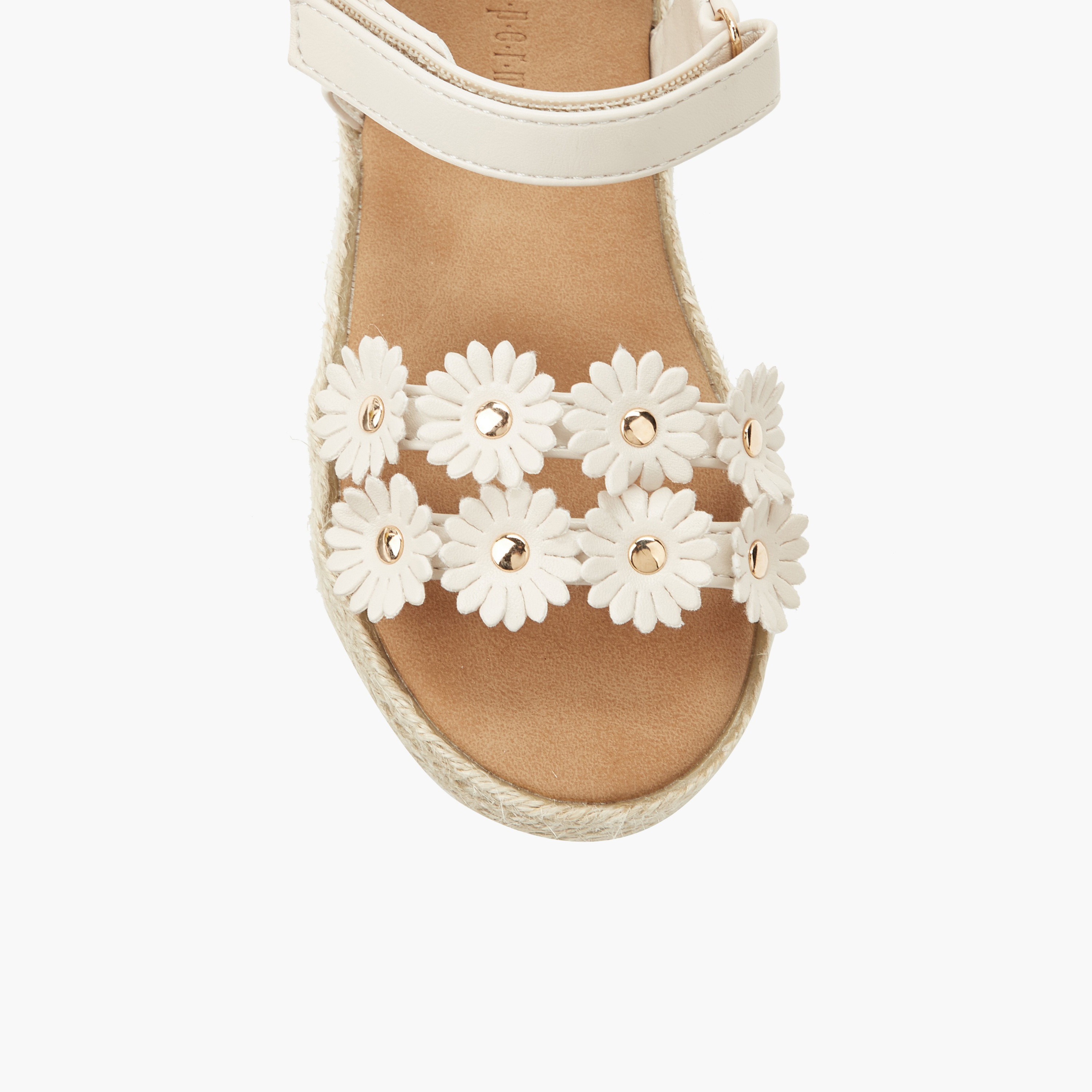 صندل إسبادريل مزين بالأزهار للبنات من بيبرمينت-girls-shoes-sandals-image-10