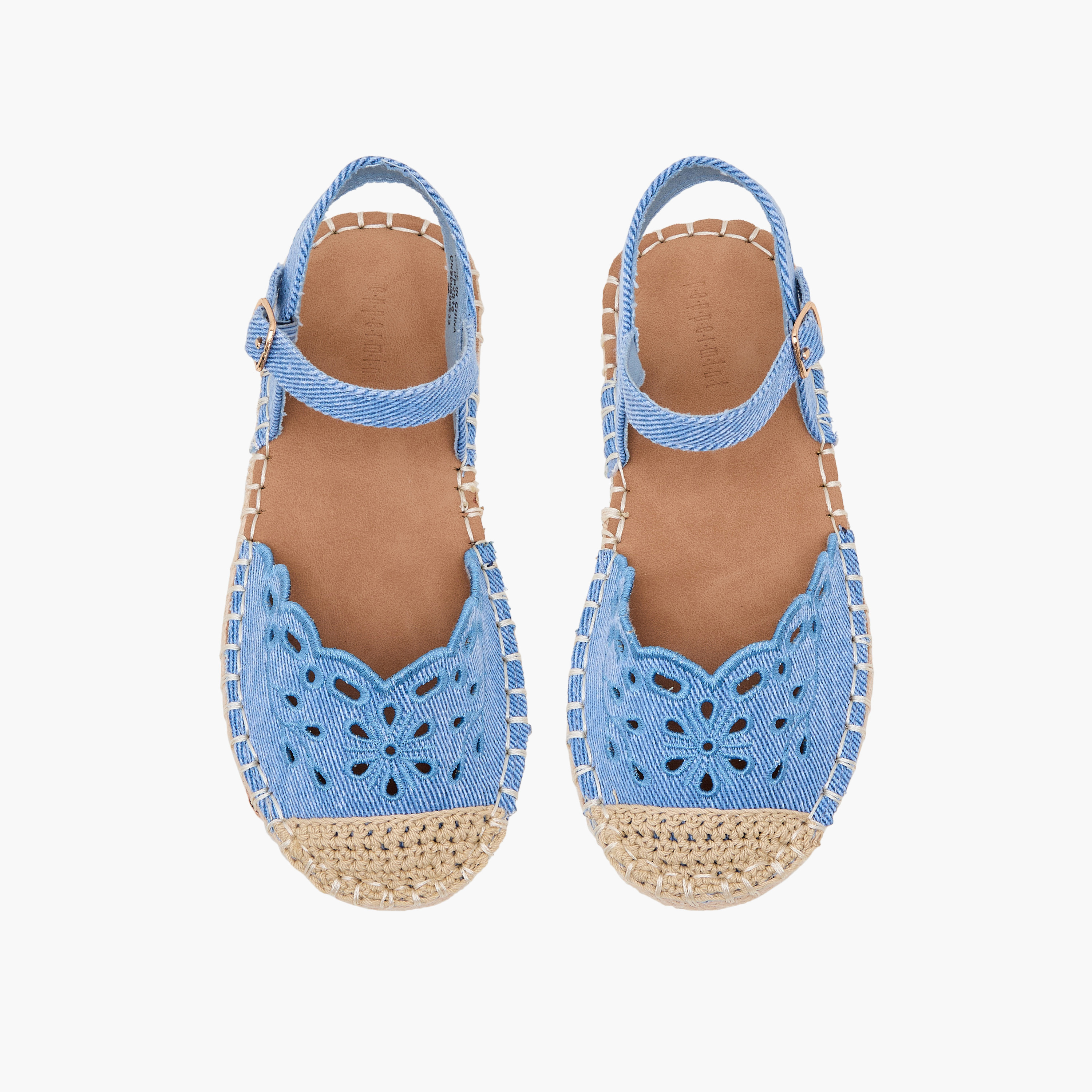 صندل إسبادريل مطرز للبنات من بيبرمينت-girls-shoes-sandals-image-1