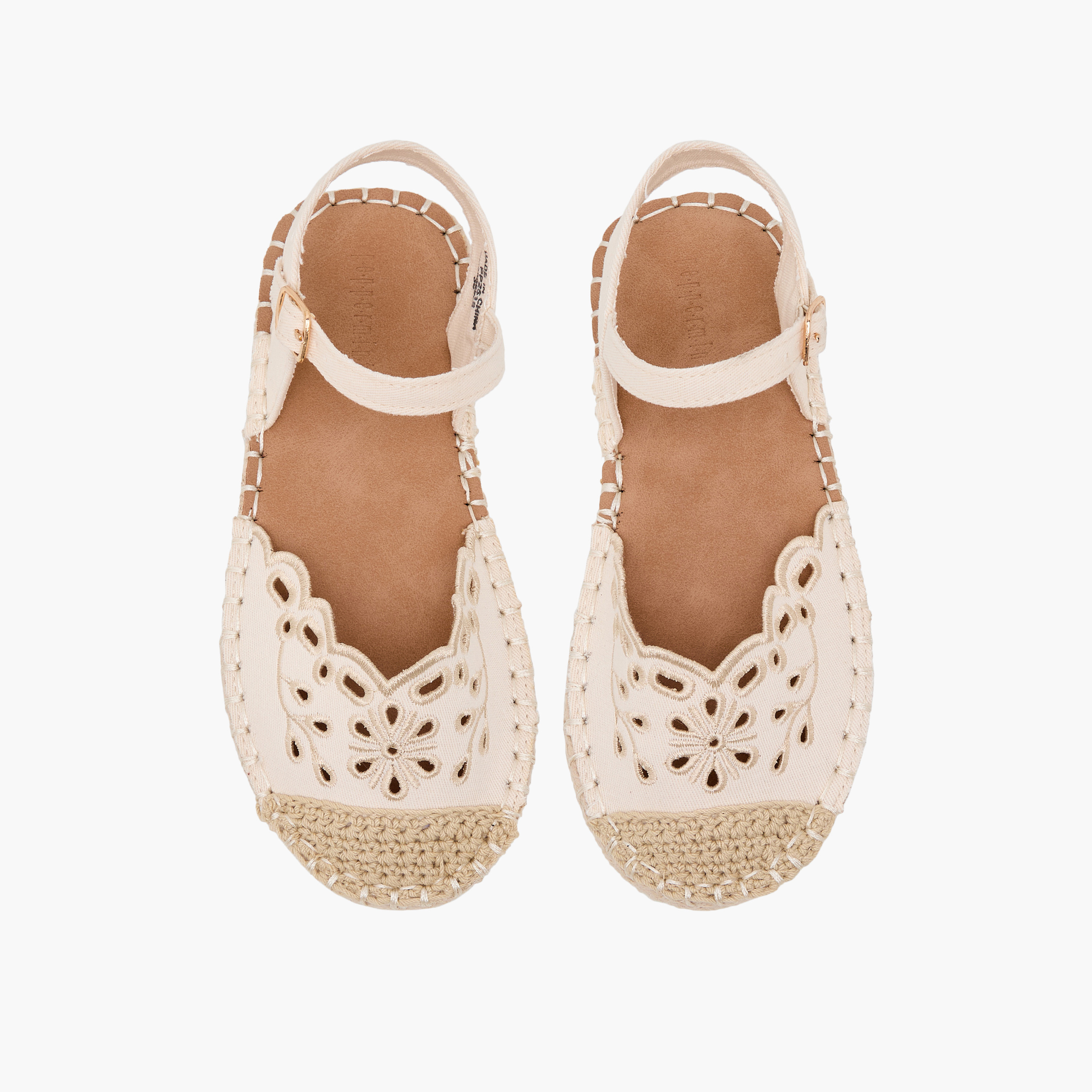 صندل إسبادريل مطرز للبنات من بيبرمينت-girls-shoes-sandals-image-1